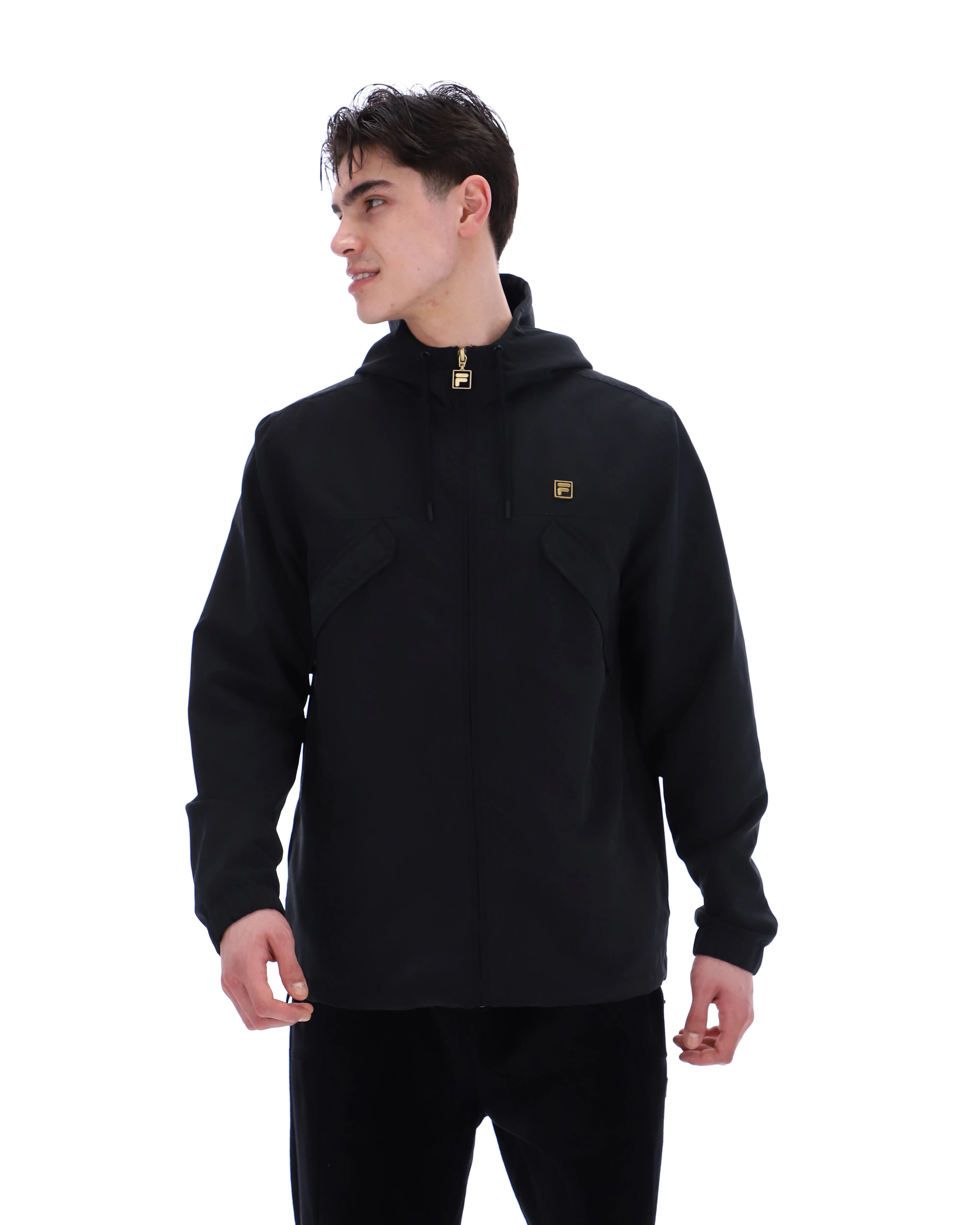 Fila Gold Lightweight Jacket Black - Image 2