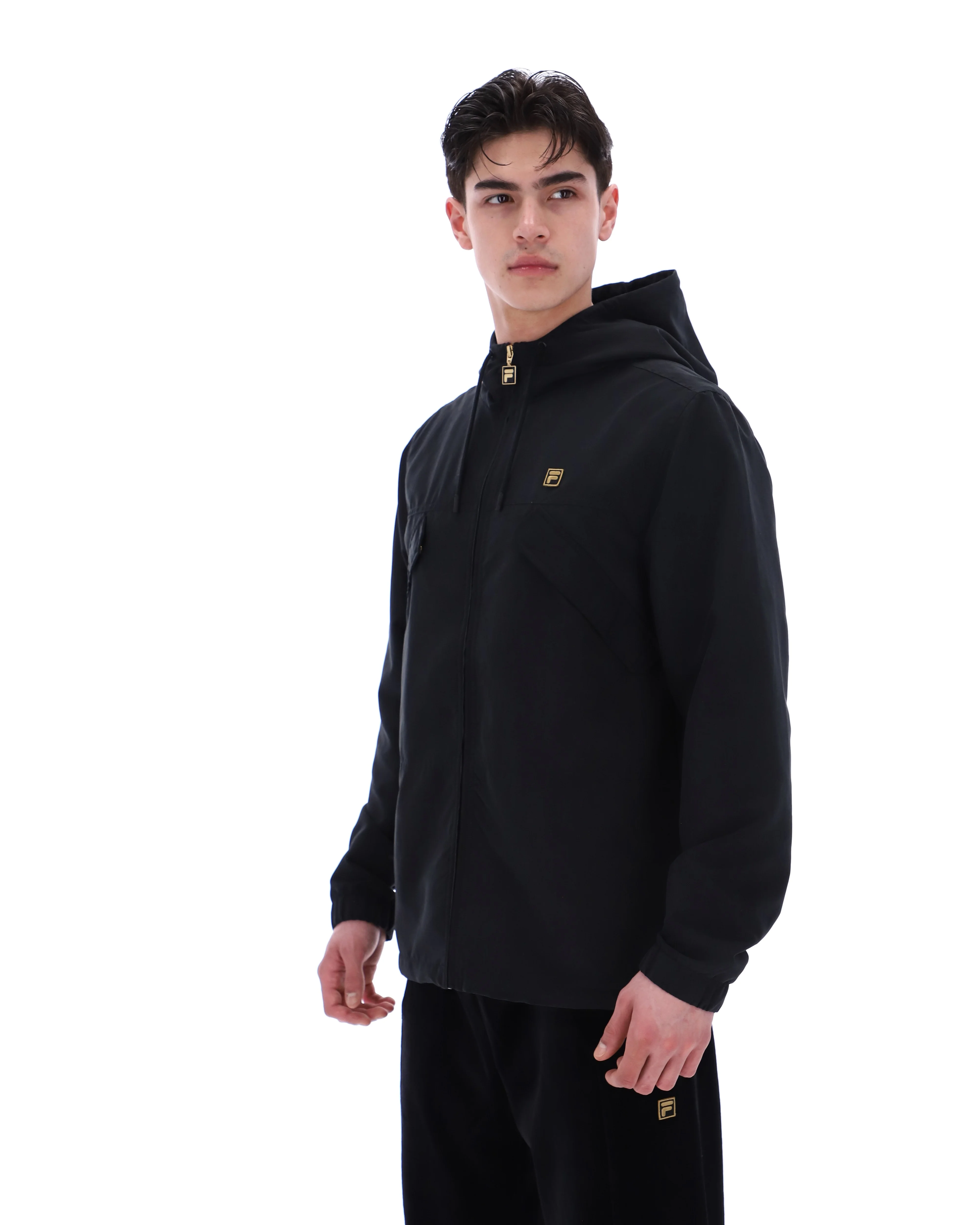 Fila Gold Lightweight Jacket Black - Image 3