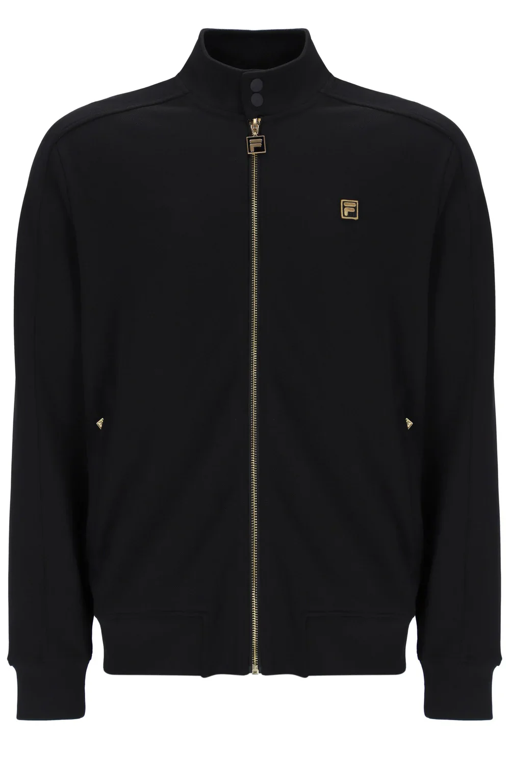Fila Gold Davey Full Zip Track Top Black