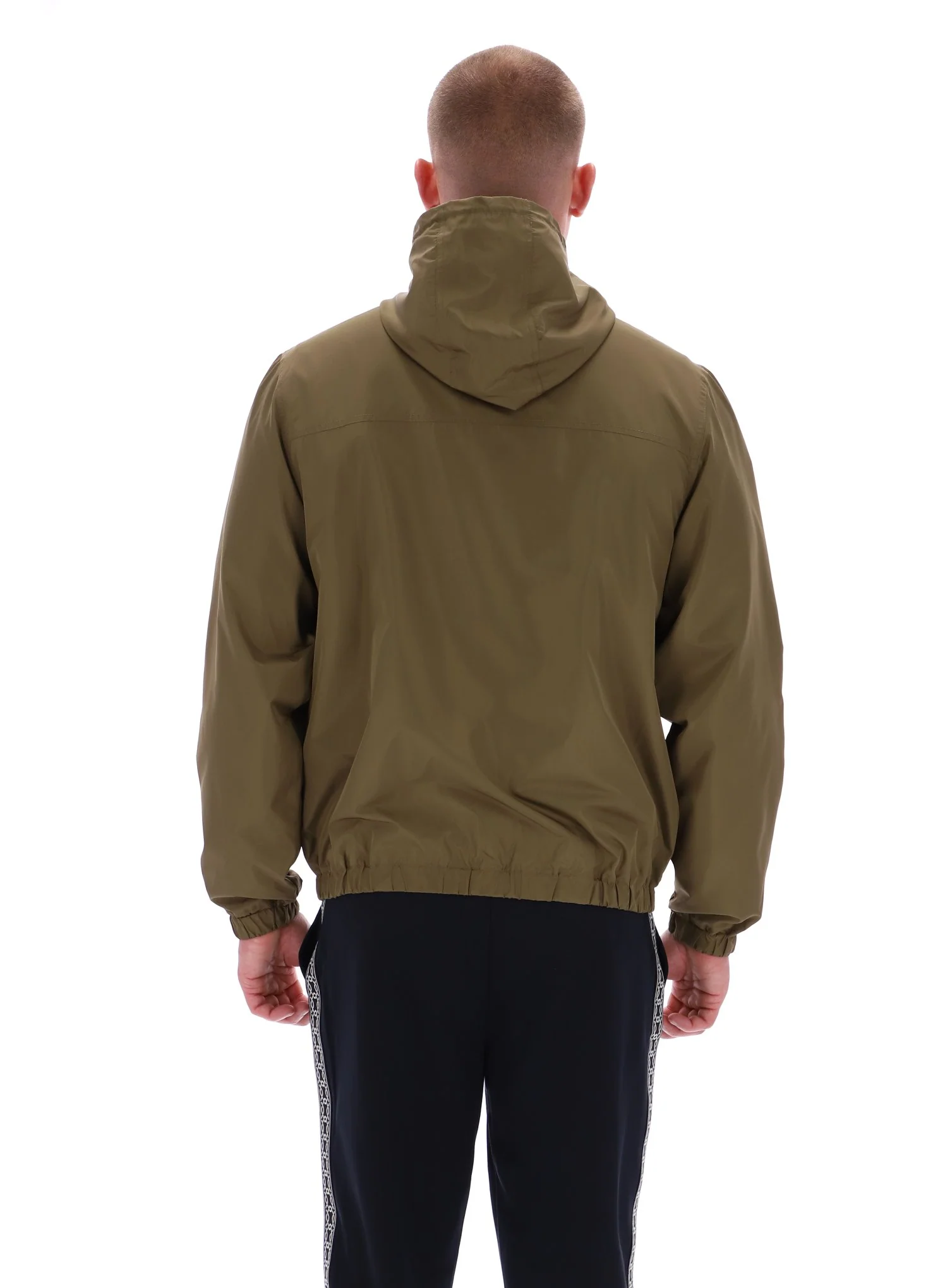 Fila Gold Ian Full Zip Jacket With Seam Detailing in Dark Olive. - Image 7