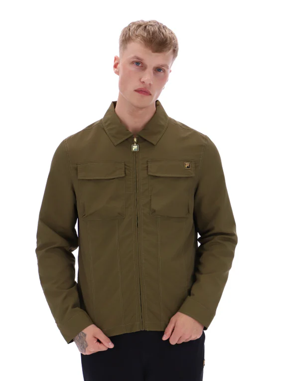 Fila Gold Kasa Overshirt Dark Olive