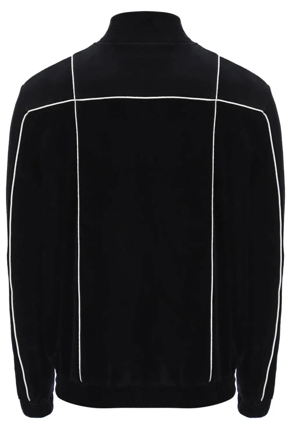 Fila Gold Nichols Velour Track Top in Black - Image 2