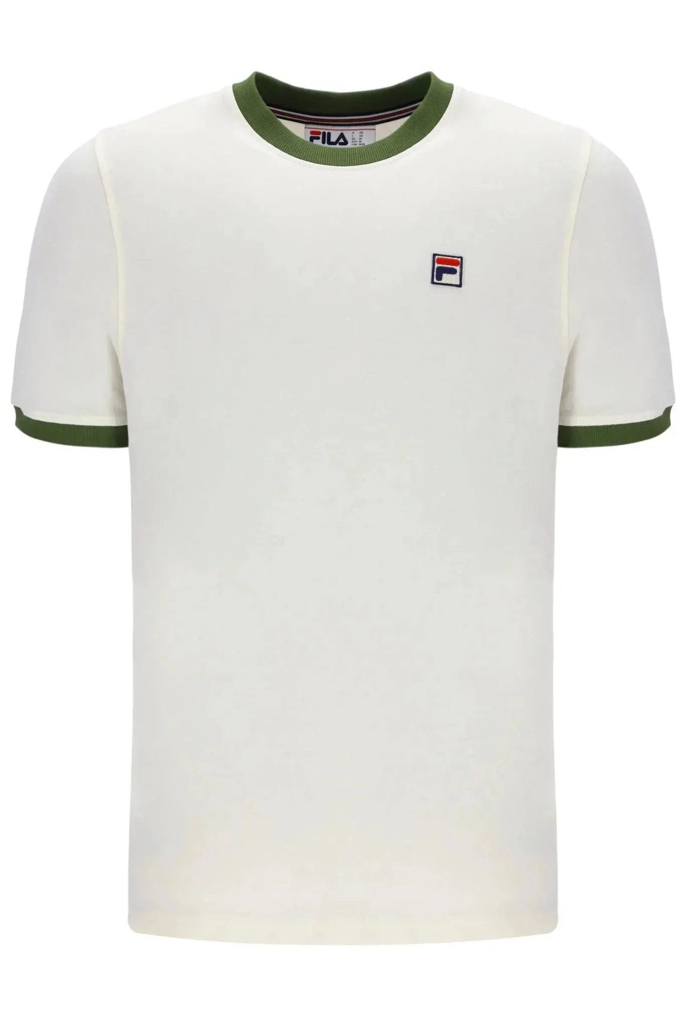 Fila Marconi T-Shirt In Gardenia/Chive - Image 3