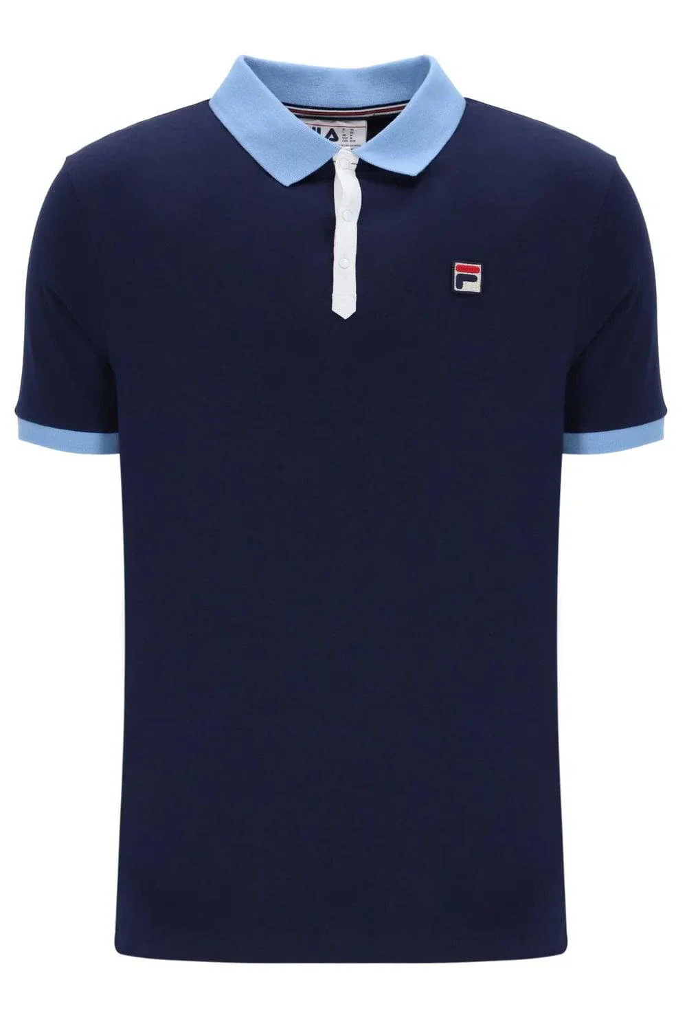 Fila Panatta 2 Short Sleeve Polo Navy - Image 2
