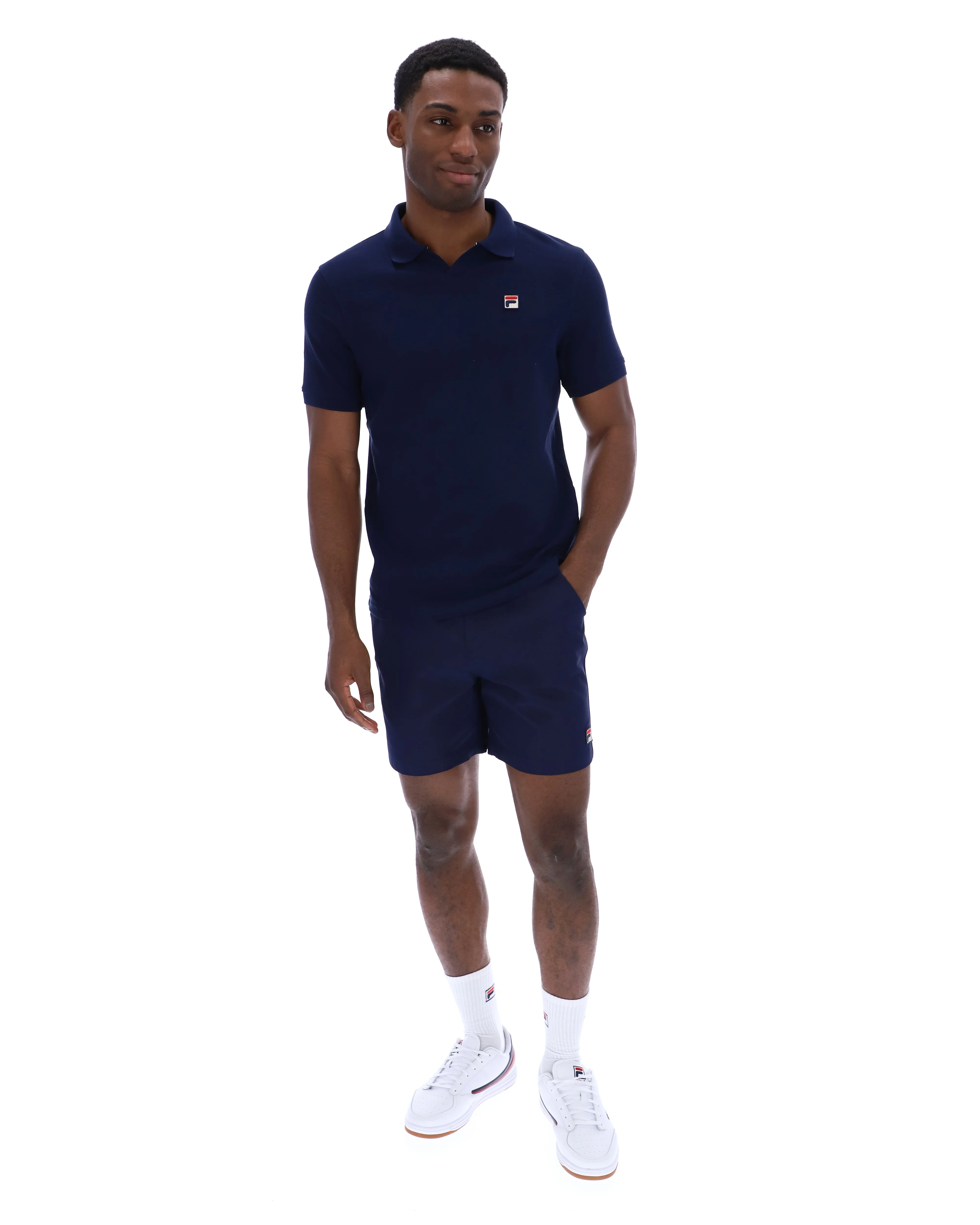 Fila Tristiano Polo Shirt Navy - Image 2