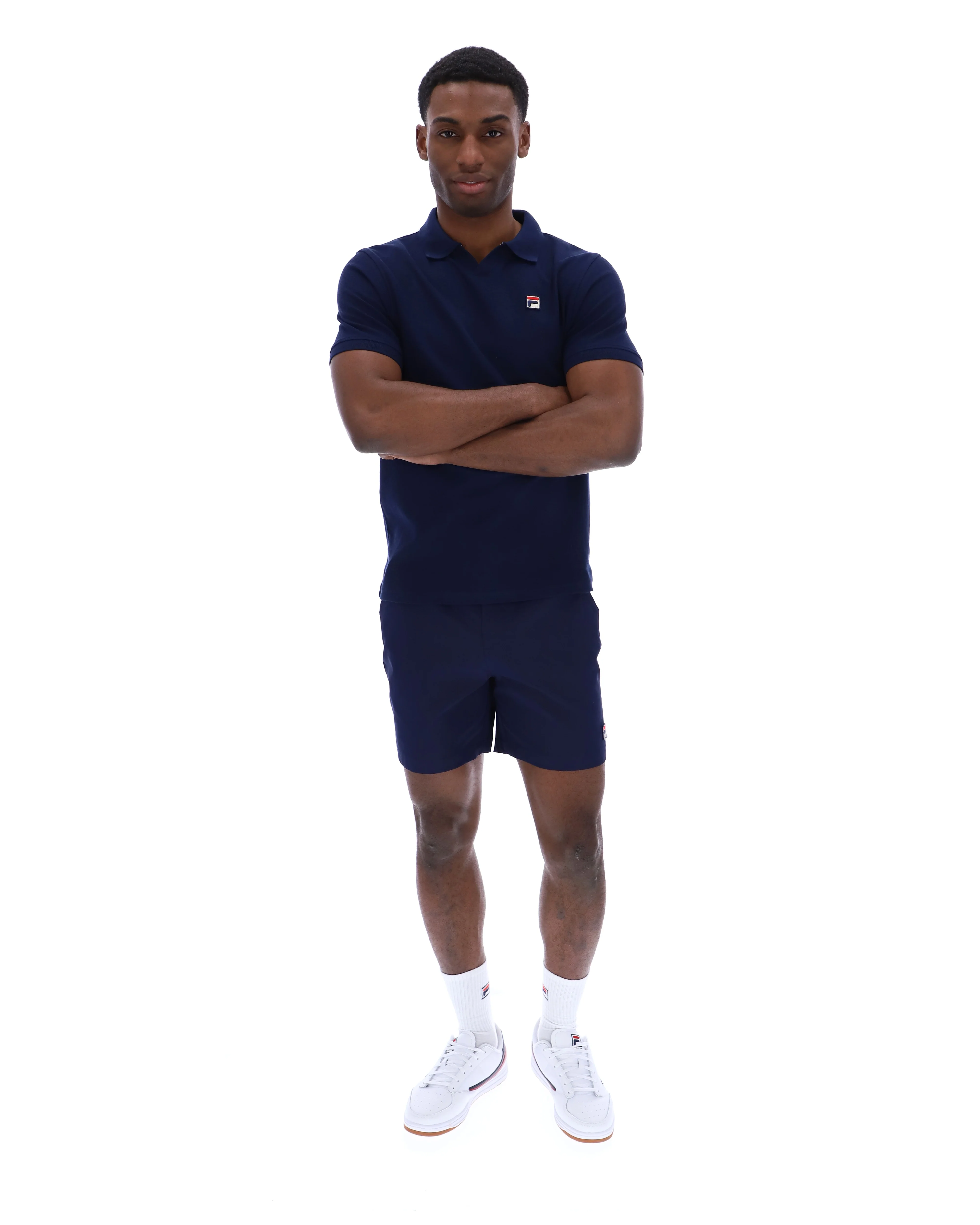 Fila Tristiano Polo Shirt Navy - Image 3