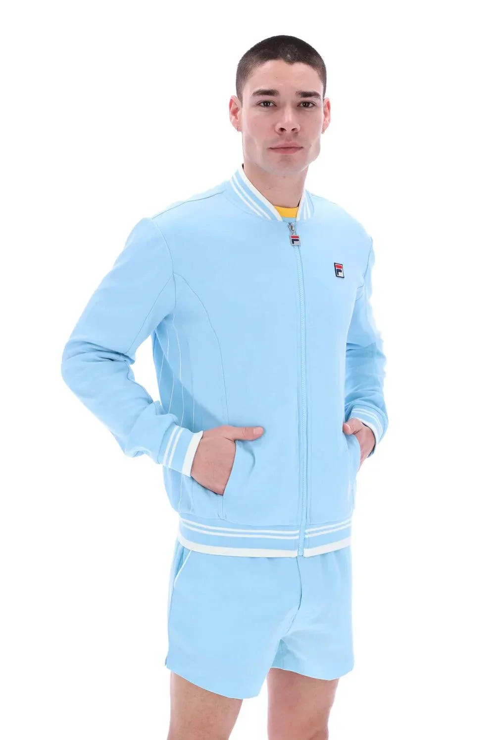 Fila Vintage Settanta 2 Track Top Sky Blue/Egret - Image 3