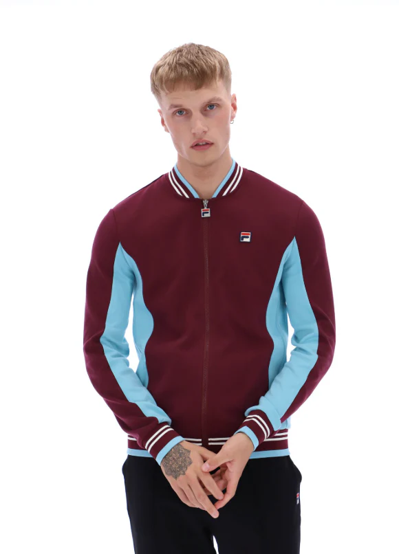 Fila Vintage Settanta Track Top Fig/Milky Blue/Gardenia