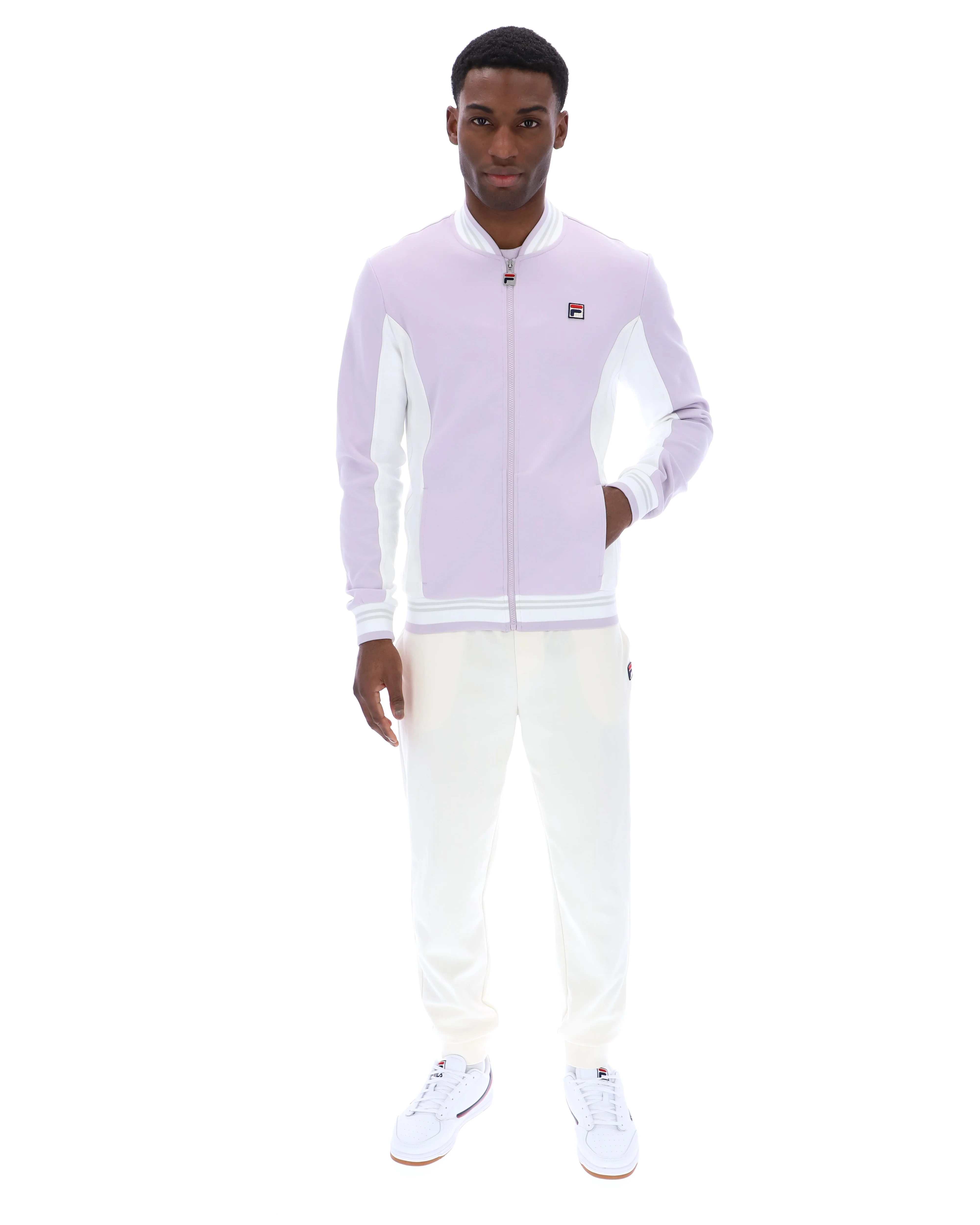 Fila Vintage Settanta Track Top Misty Lilac/Dawn Blue/White - Image 3