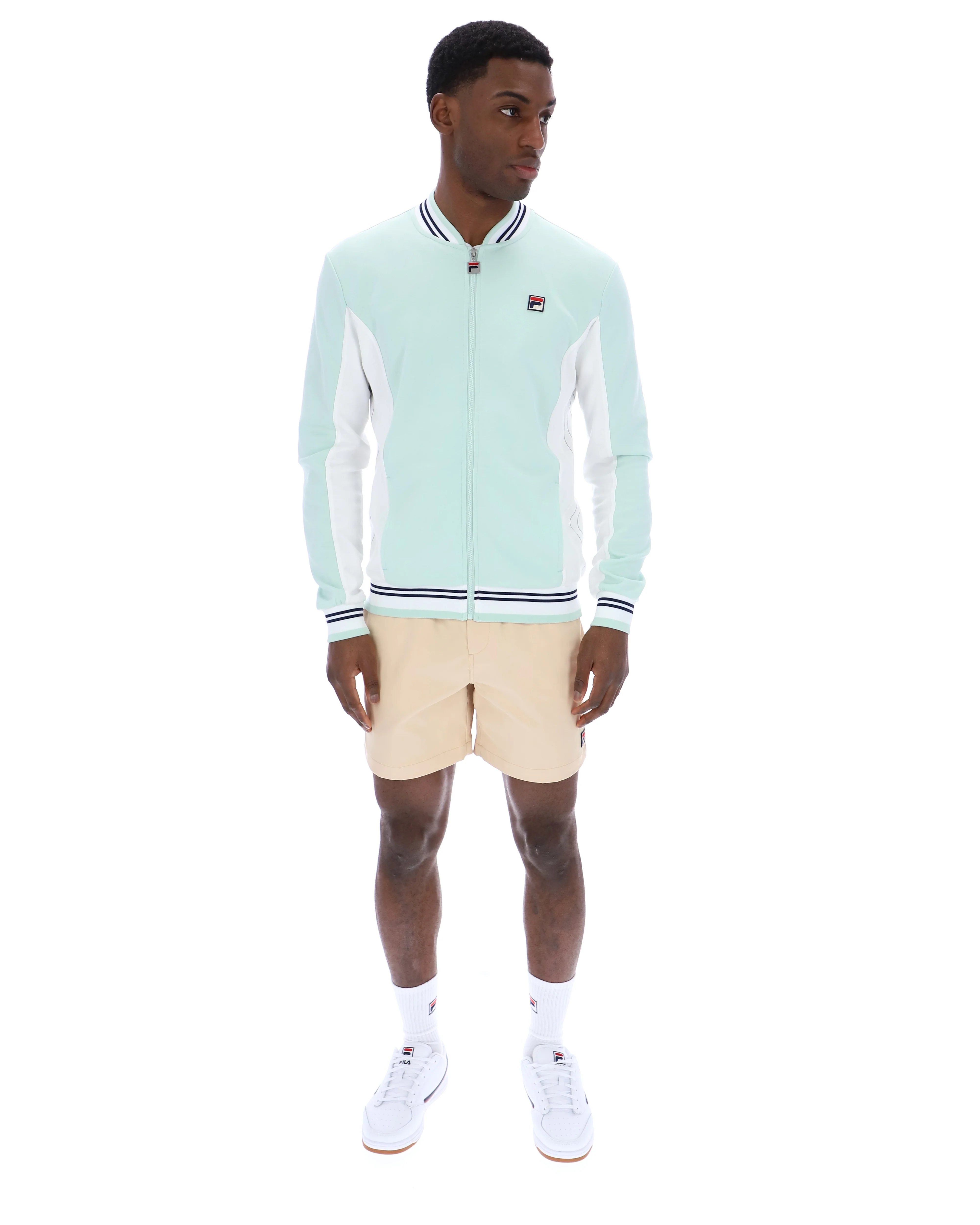 Fila Vintage Settanta Track Top Surf Spray/White/Navy - Image 2