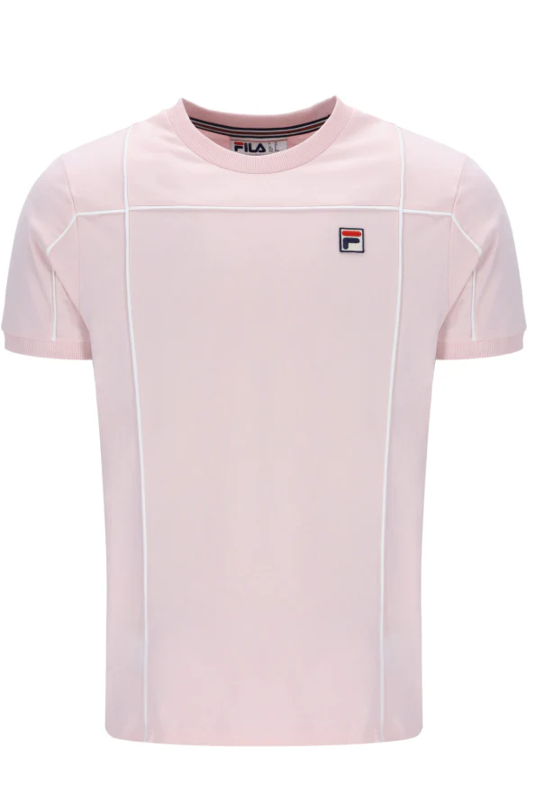Fila Vintage Terri T-Shirt Pale Lilac/White