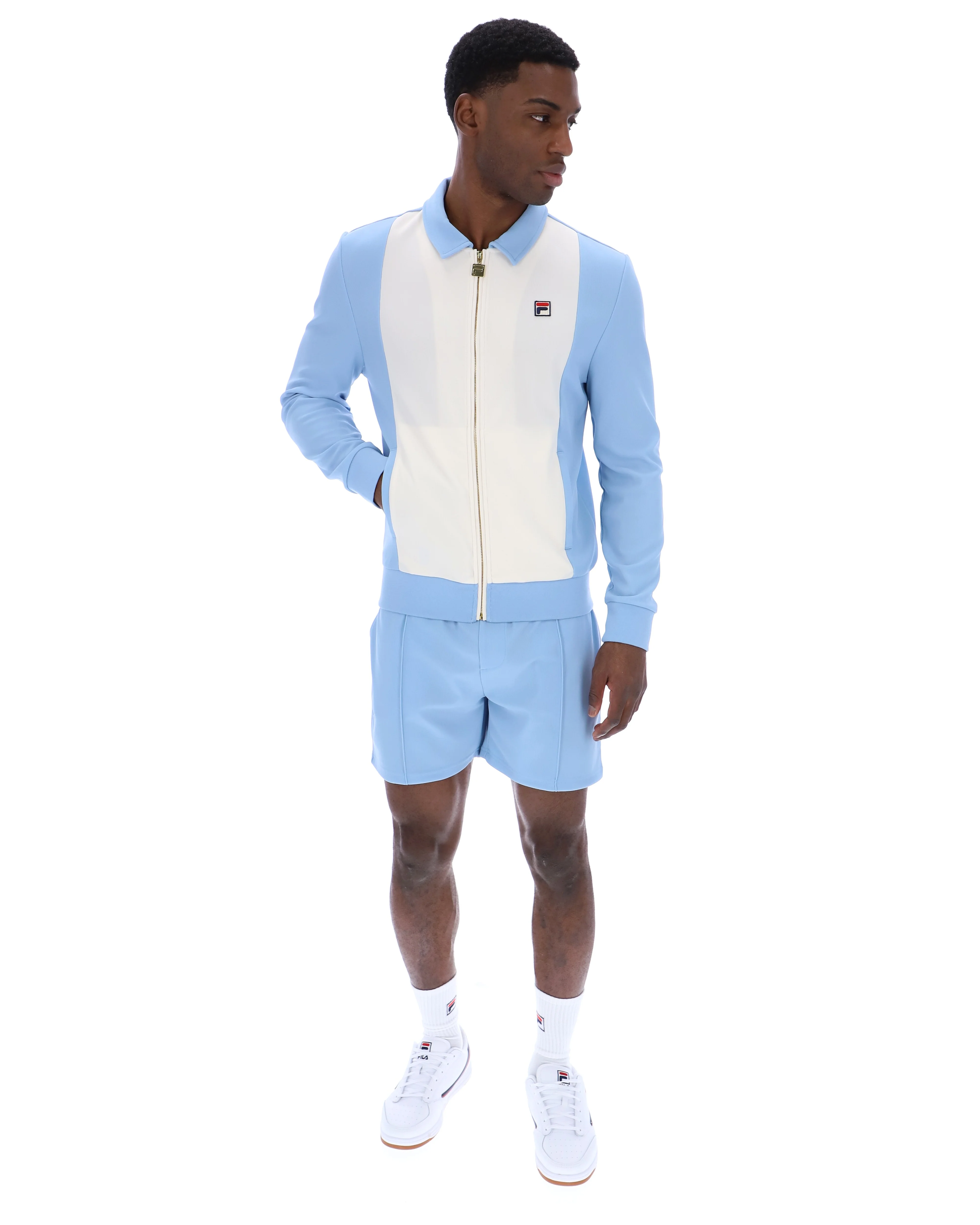 Fila Vintage Tommaso Track Top Frozen Fjord/Gardenia - Image 2