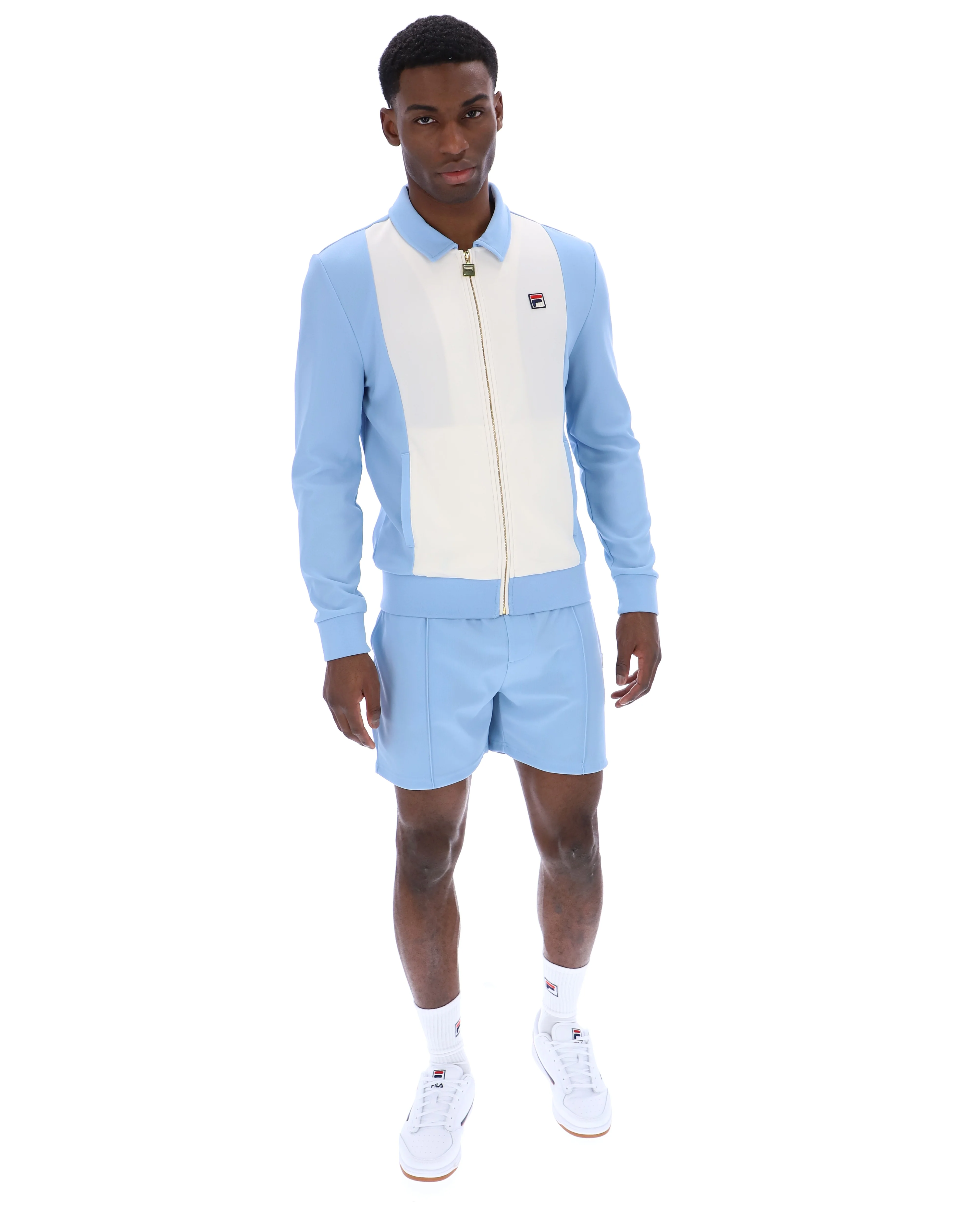 Fila Vintage Tommaso Track Top Frozen Fjord/Gardenia - Image 3