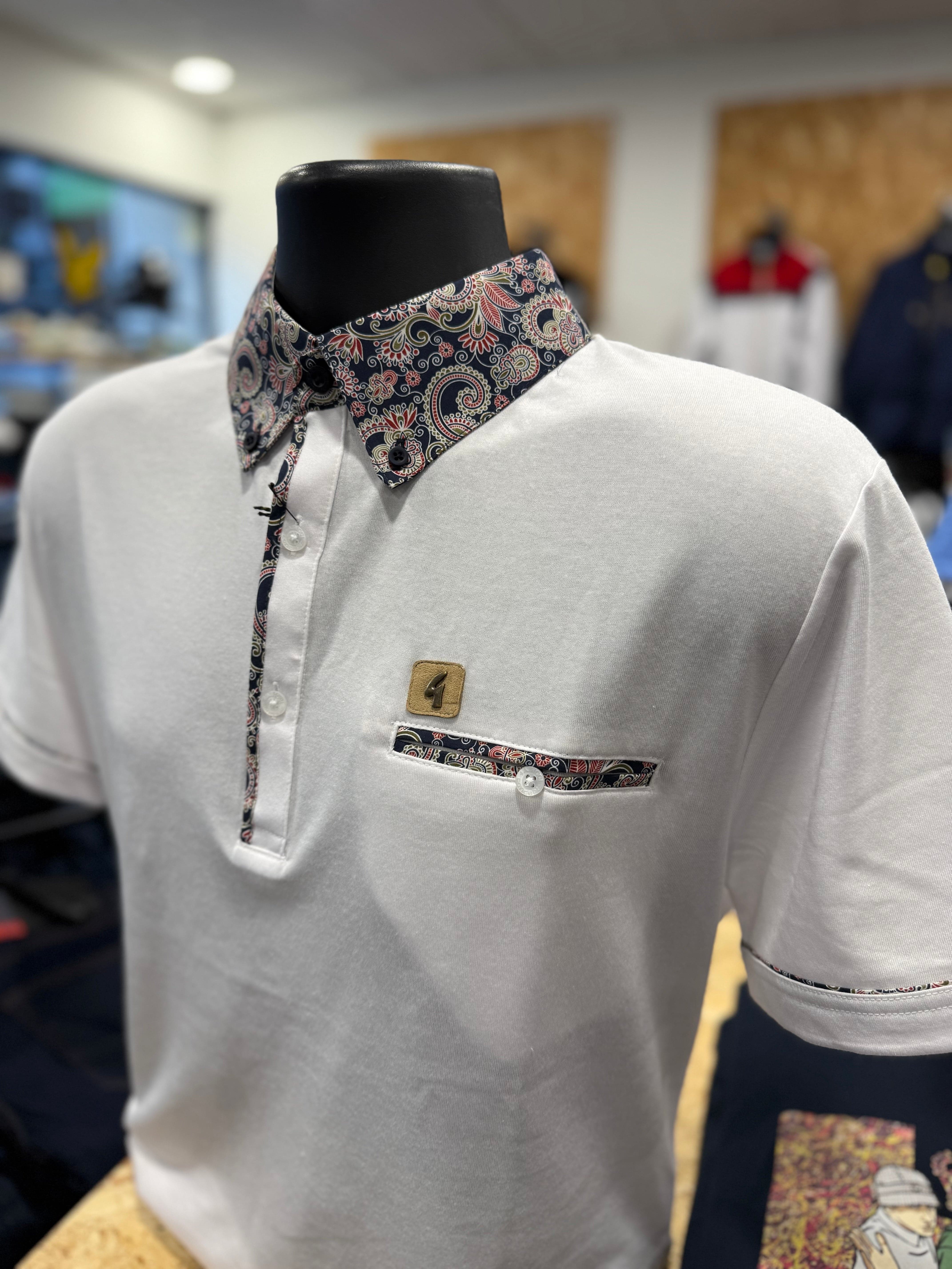 Gabicci Mooreland  Polo White - Image 2