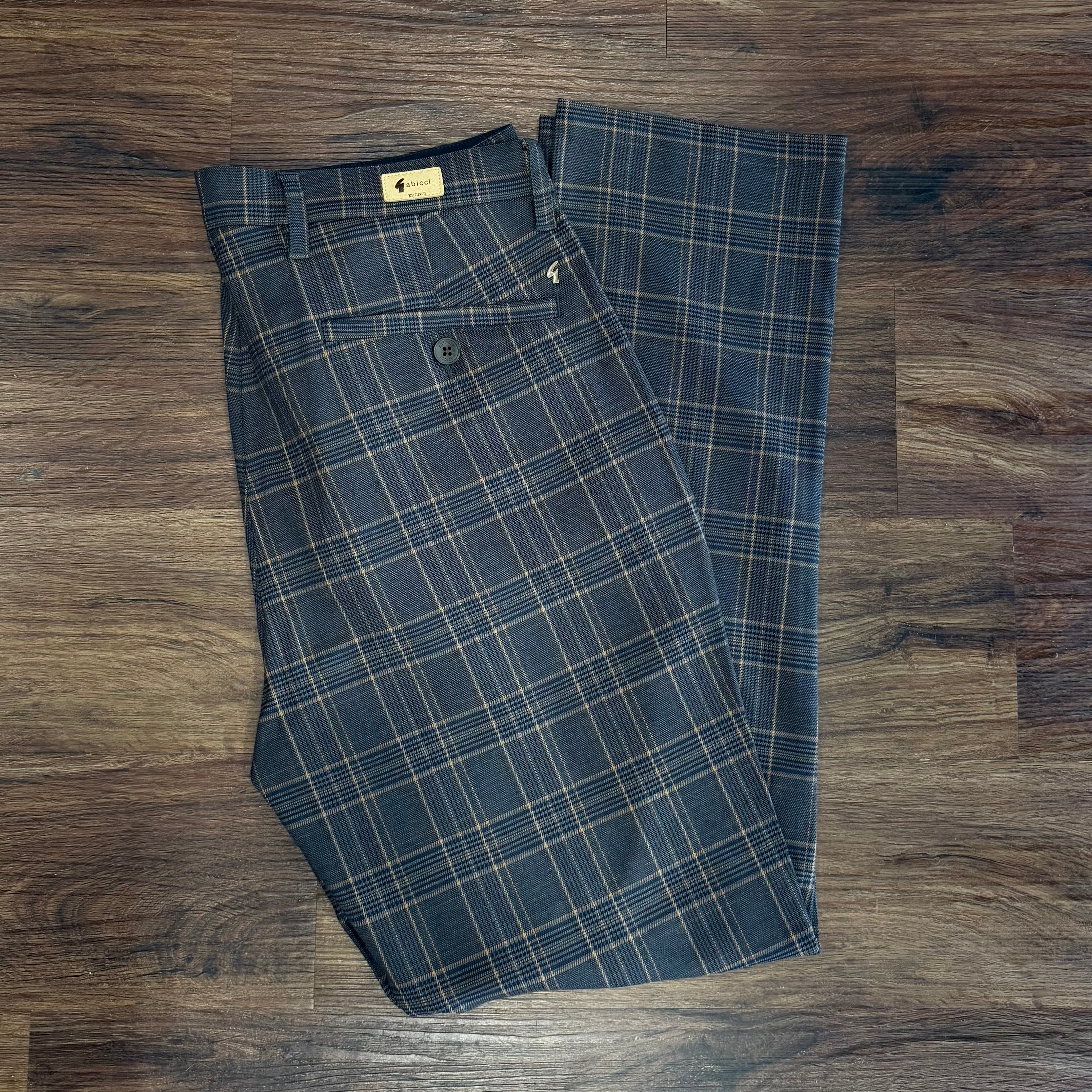 Gabicci Vintage Fairway Trousers Charcoal