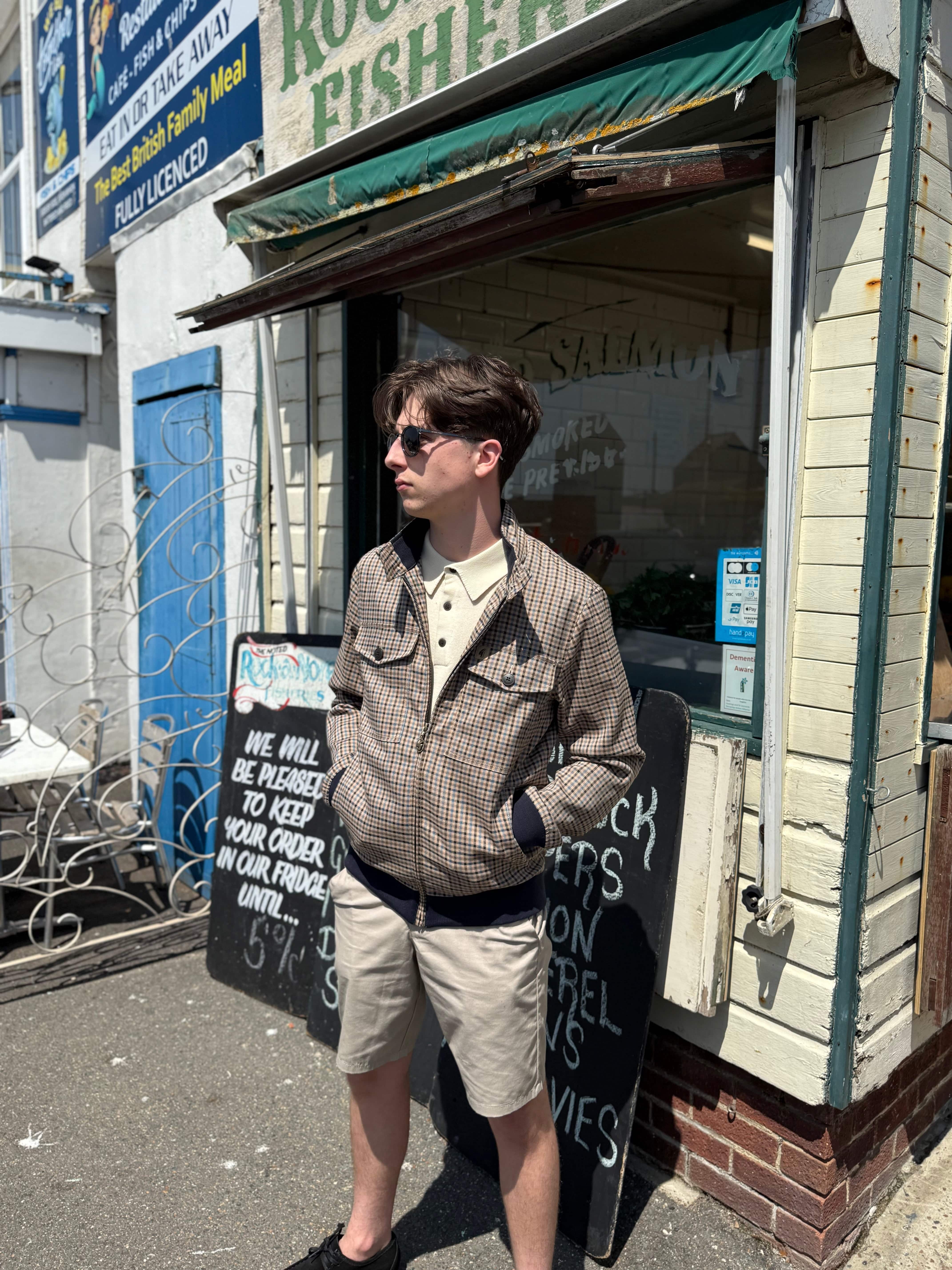 Gabicci Vintage Theo Harrington Jacket in Adriatic
