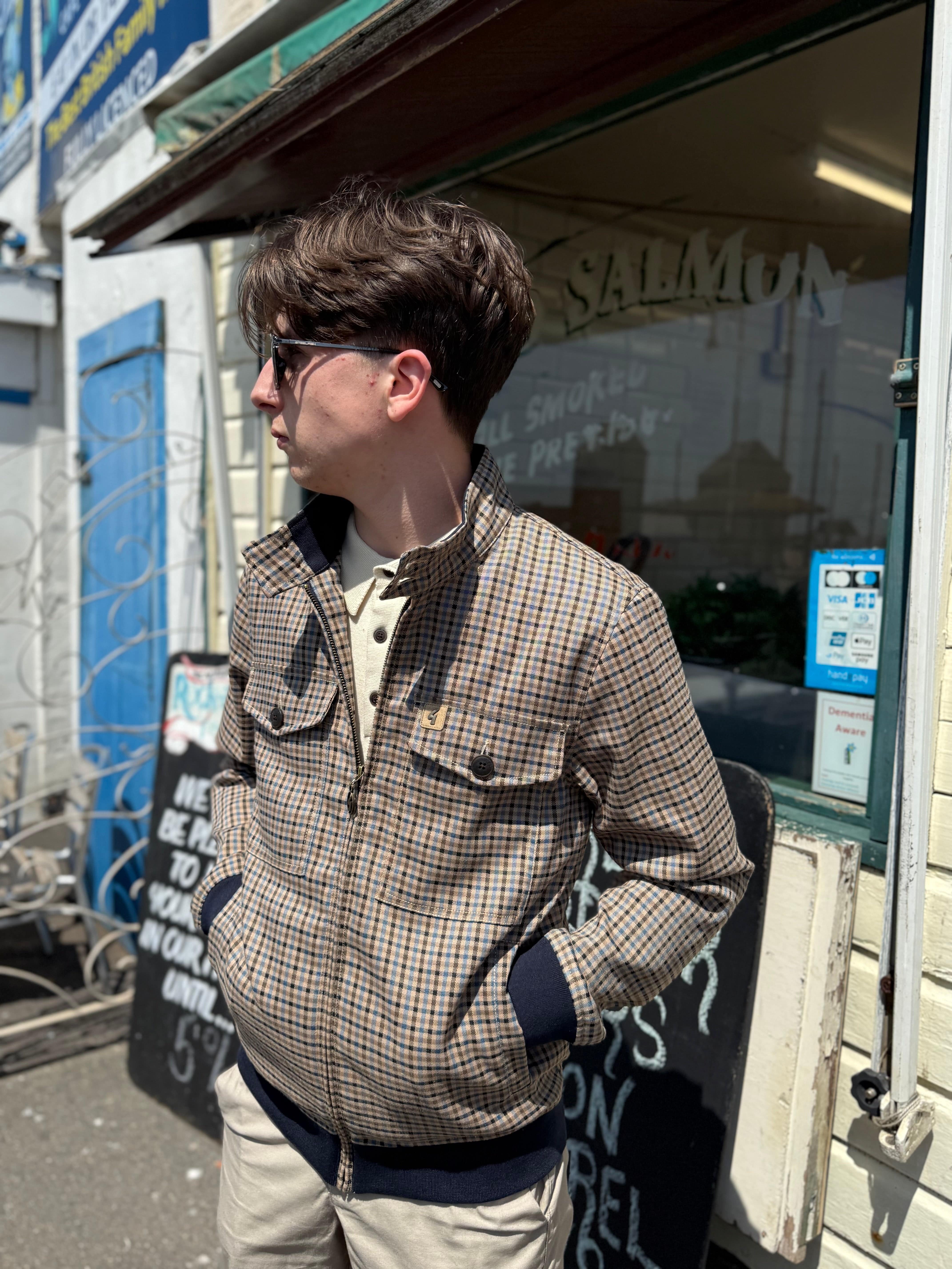 Gabicci Vintage Theo Harrington Jacket in Adriatic - Image 2