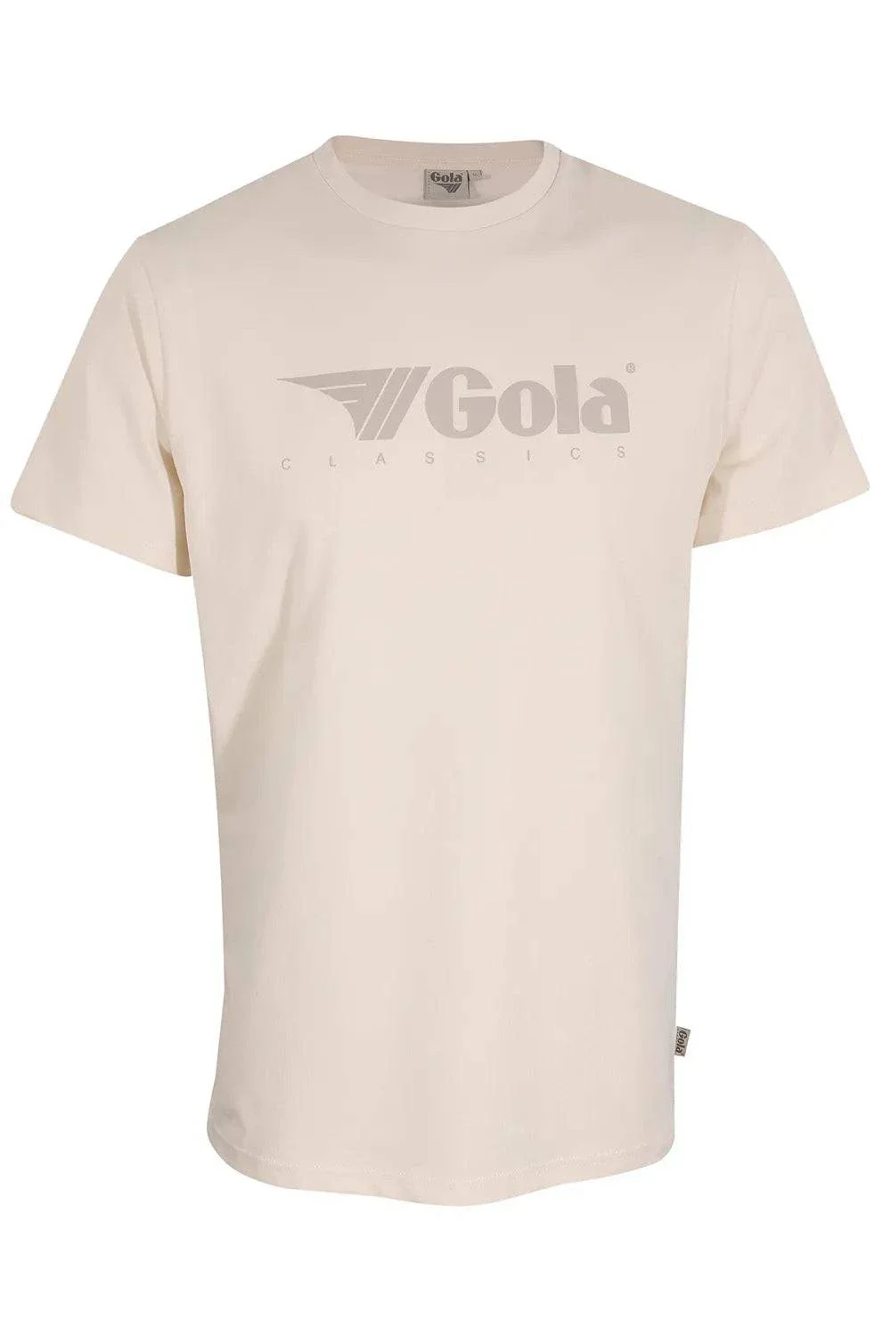 Gola Front Print T-Shirt Ecru