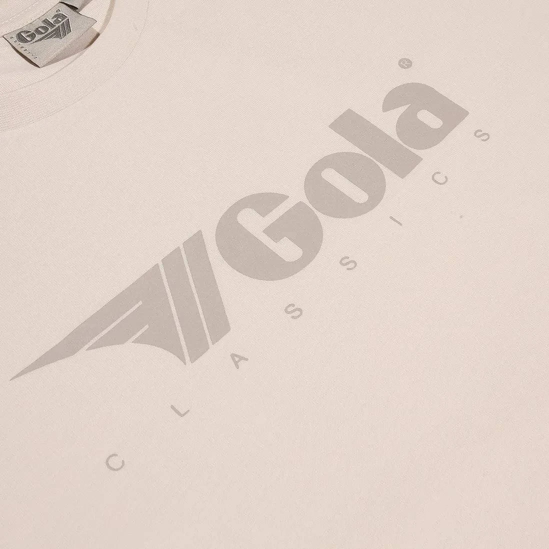 Gola Front Print T-Shirt Ecru - Image 2