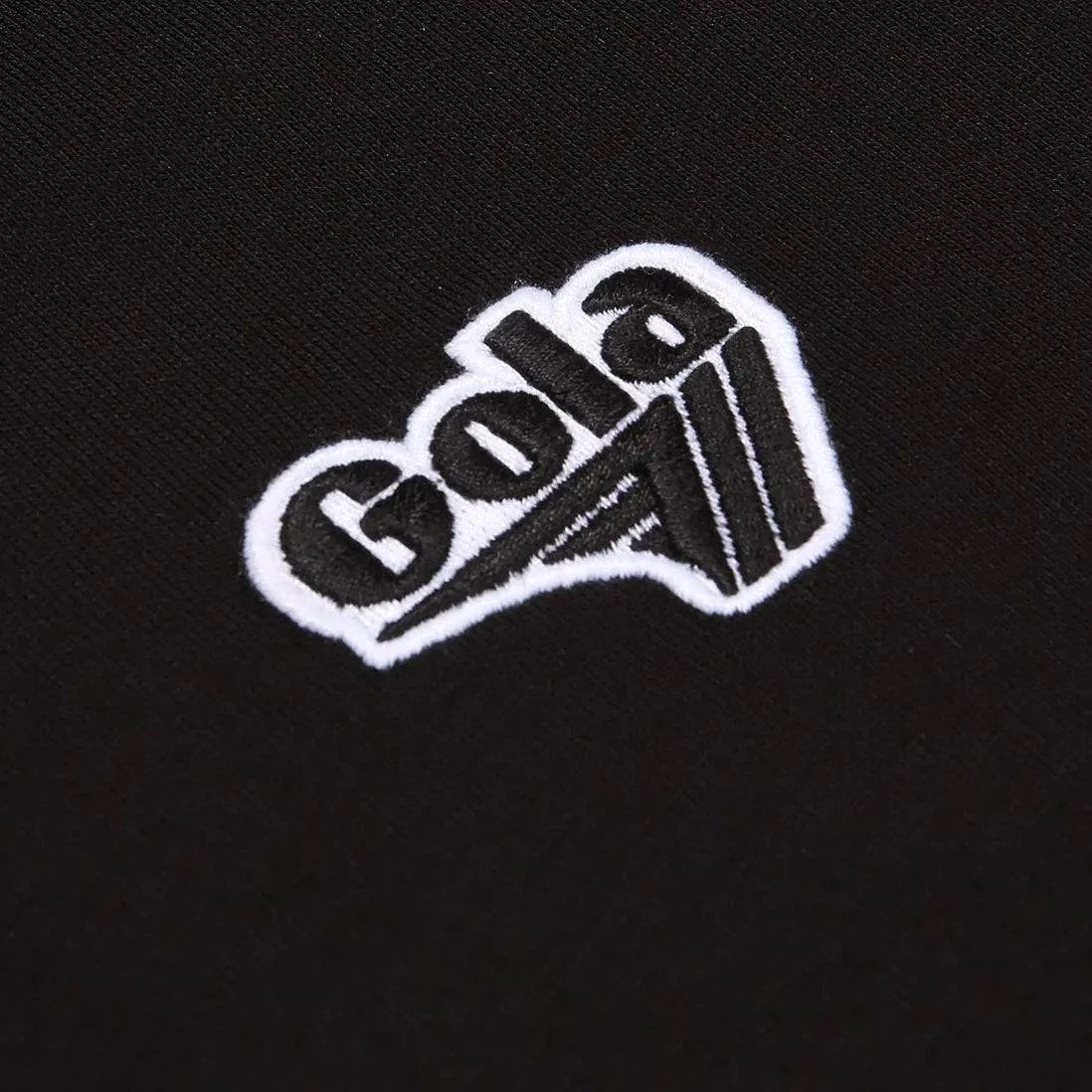 Gola Logo Taped Ringer T-Shirt Black - Image 2