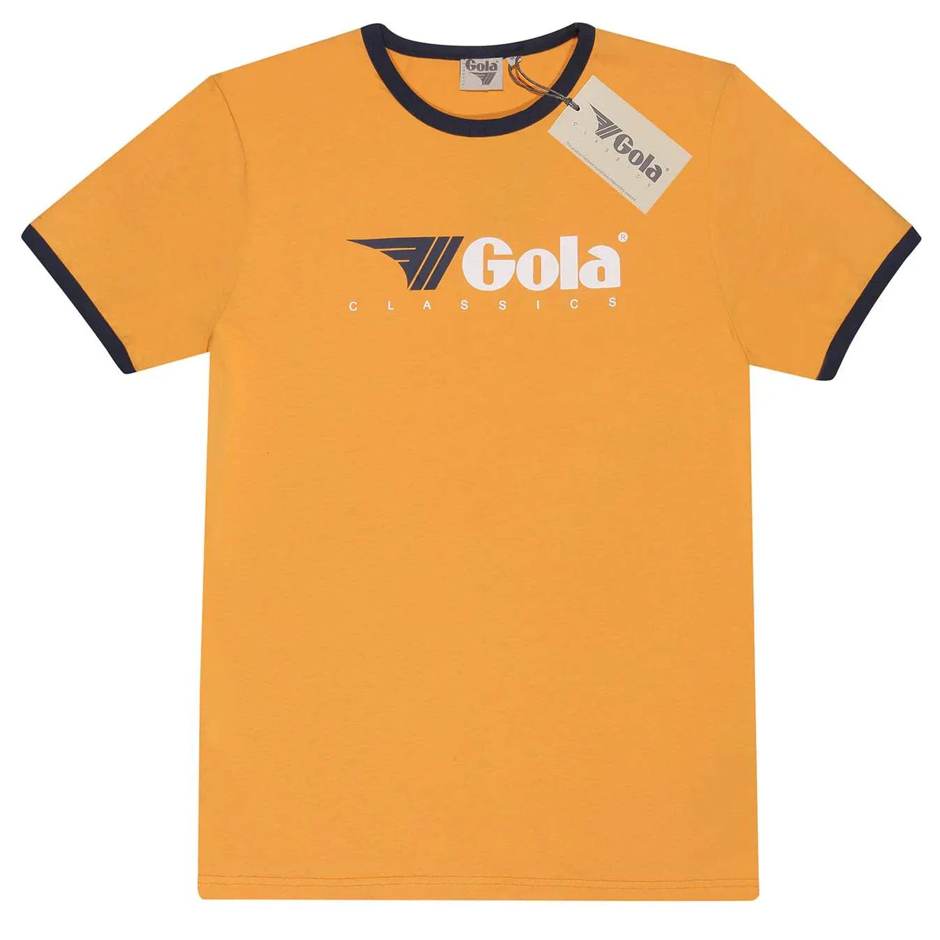 Gola Printed Ringer T-shirt Gold - Image 2