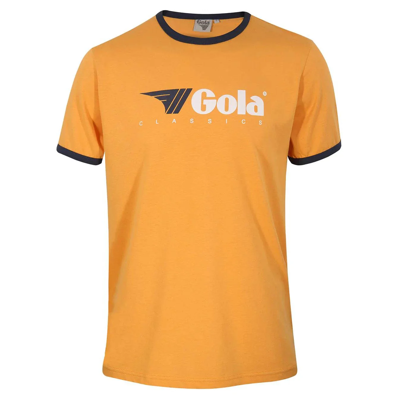 Gola Printed Ringer T-shirt Gold - Image 3