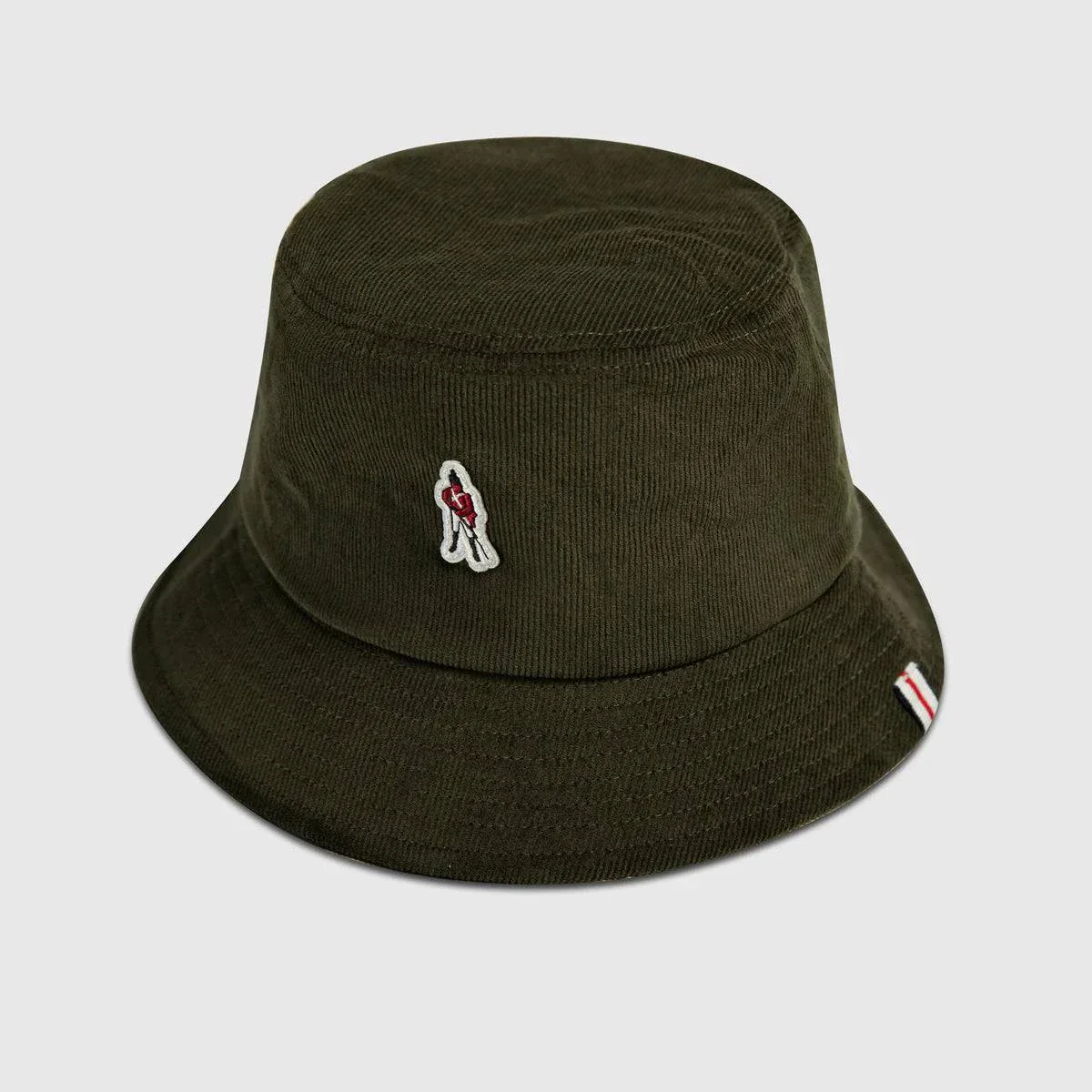 Grand Alliance Corduroy Bucket Hat In Olive Green
