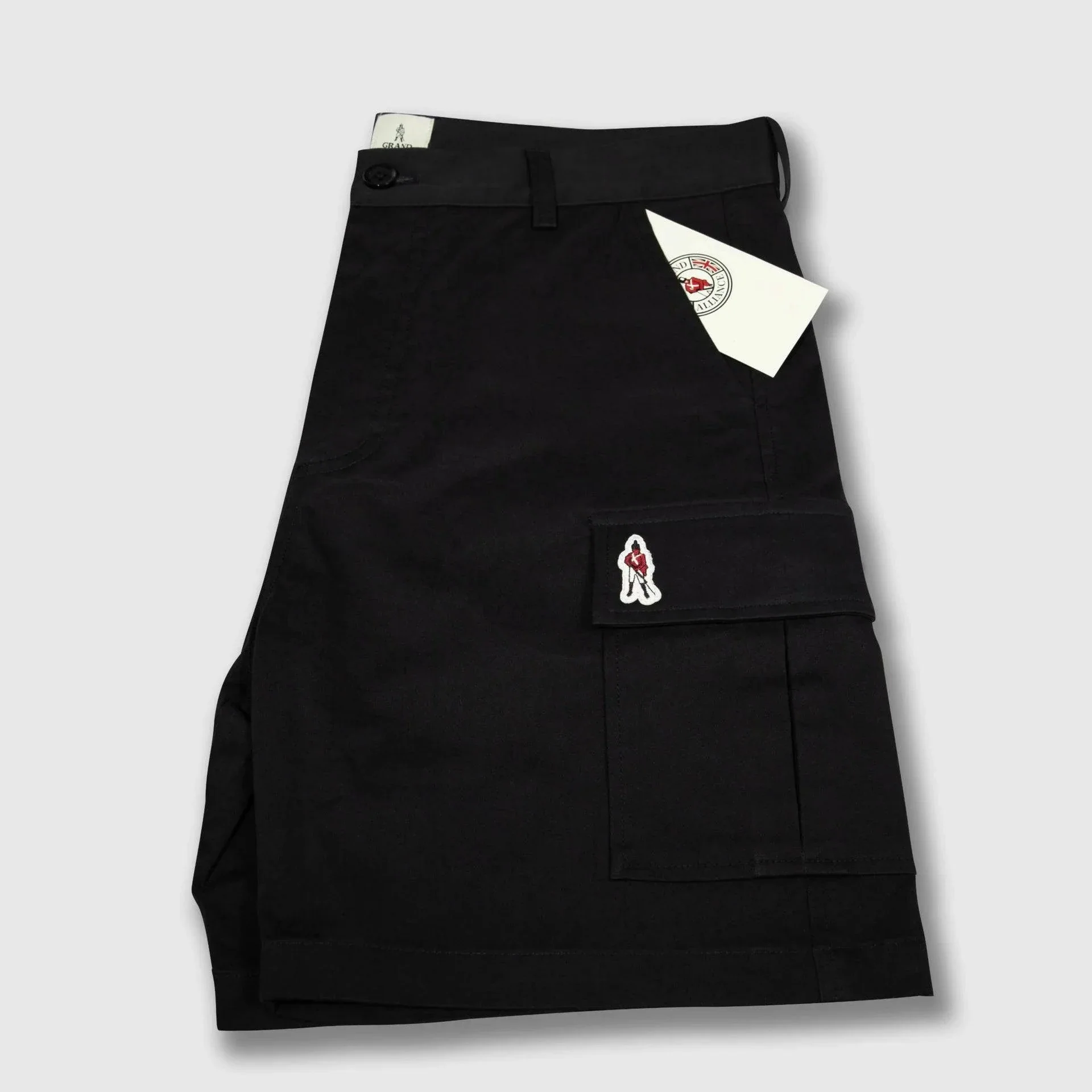 Grand Alliance Sharp Cuts Shorts In Black