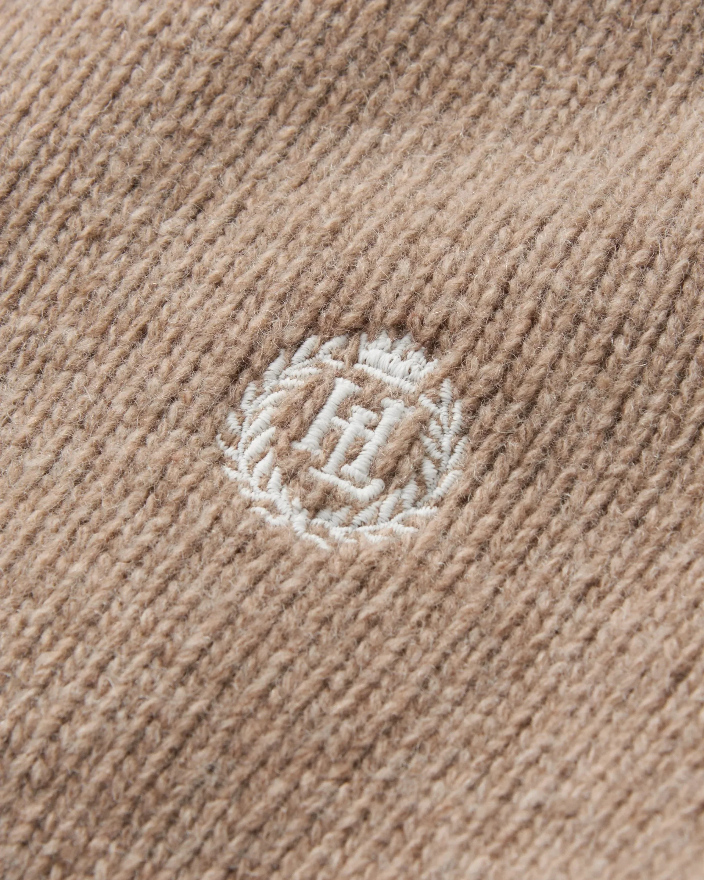 Henri Lloyd Clew Mock Neck Jumper Sand - Image 2