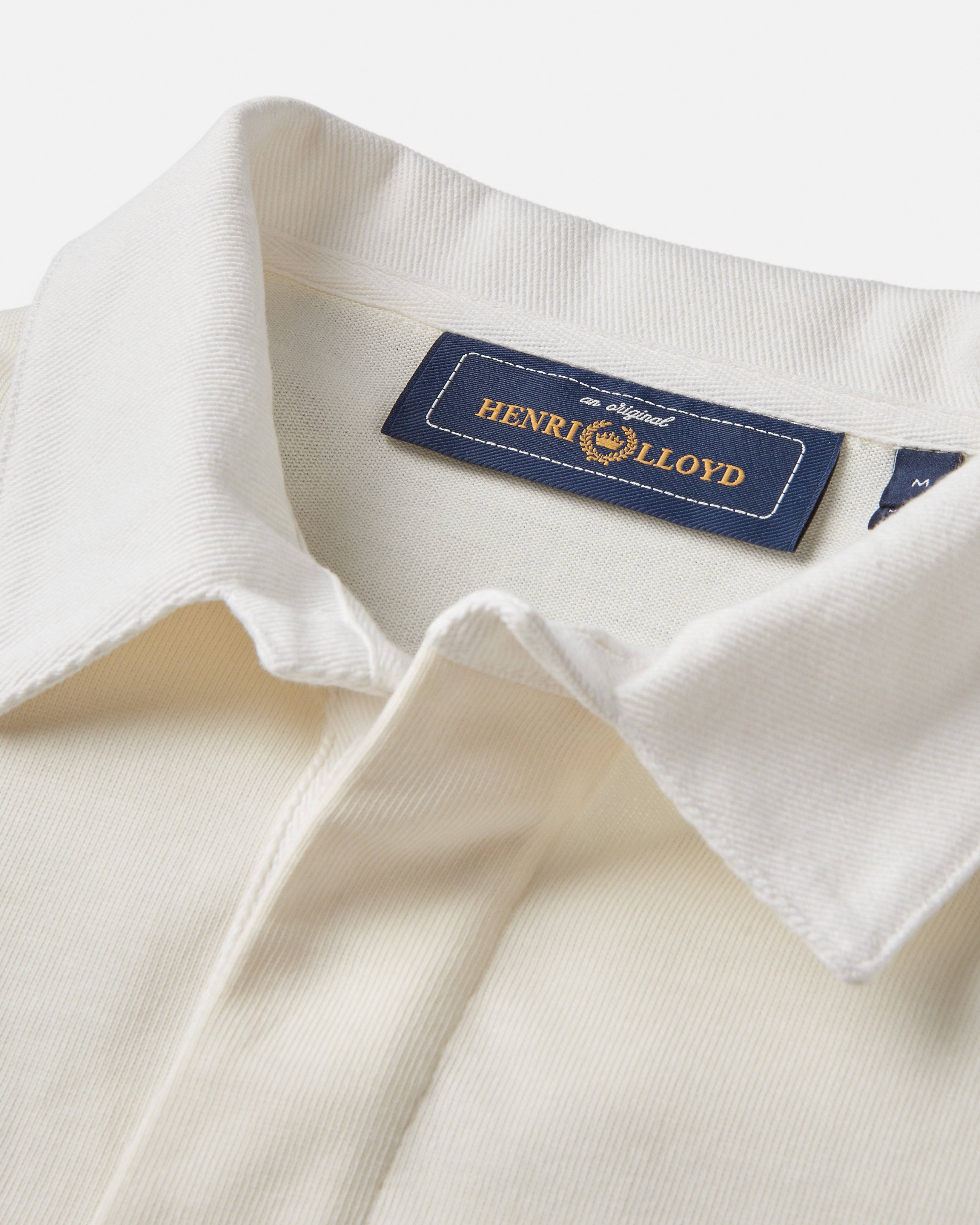 Henri Lloyd Voyager Rugby Shirt In Off White - Image 3