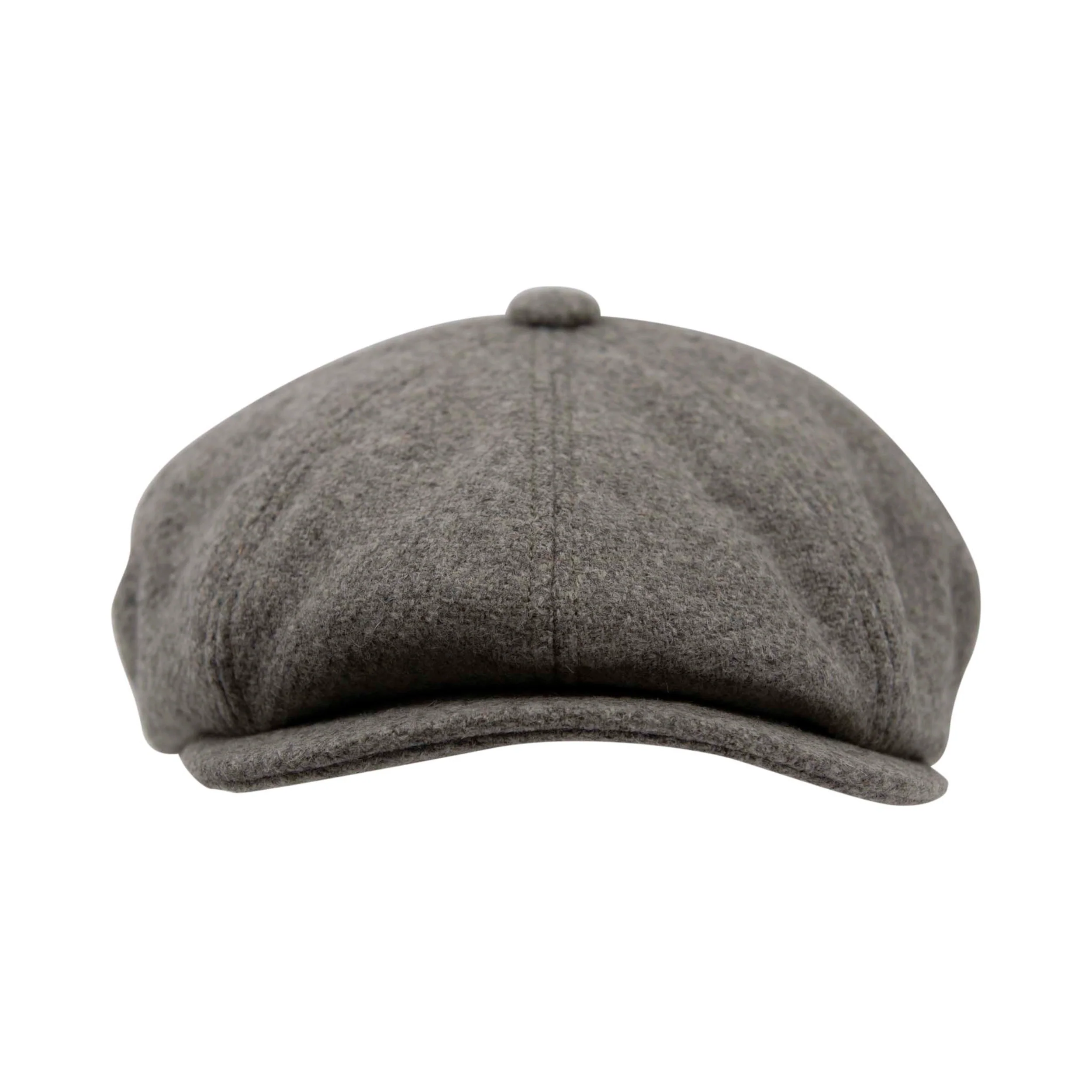 Carlyle Plain Wool Mix Newsboy Cap Silver - Image 2
