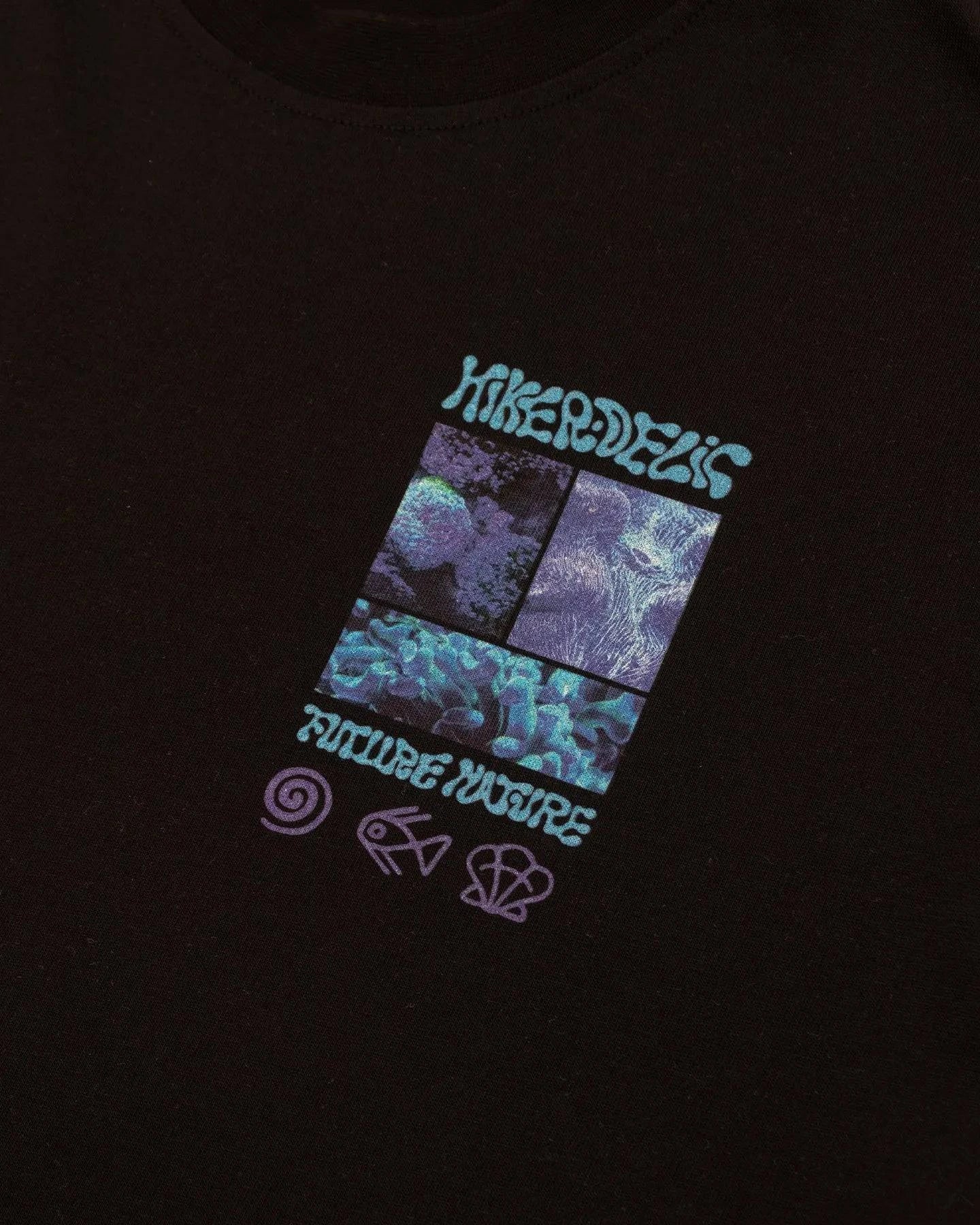 Hikerdelic Future Nature SS T-Shirt In Black - Image 2