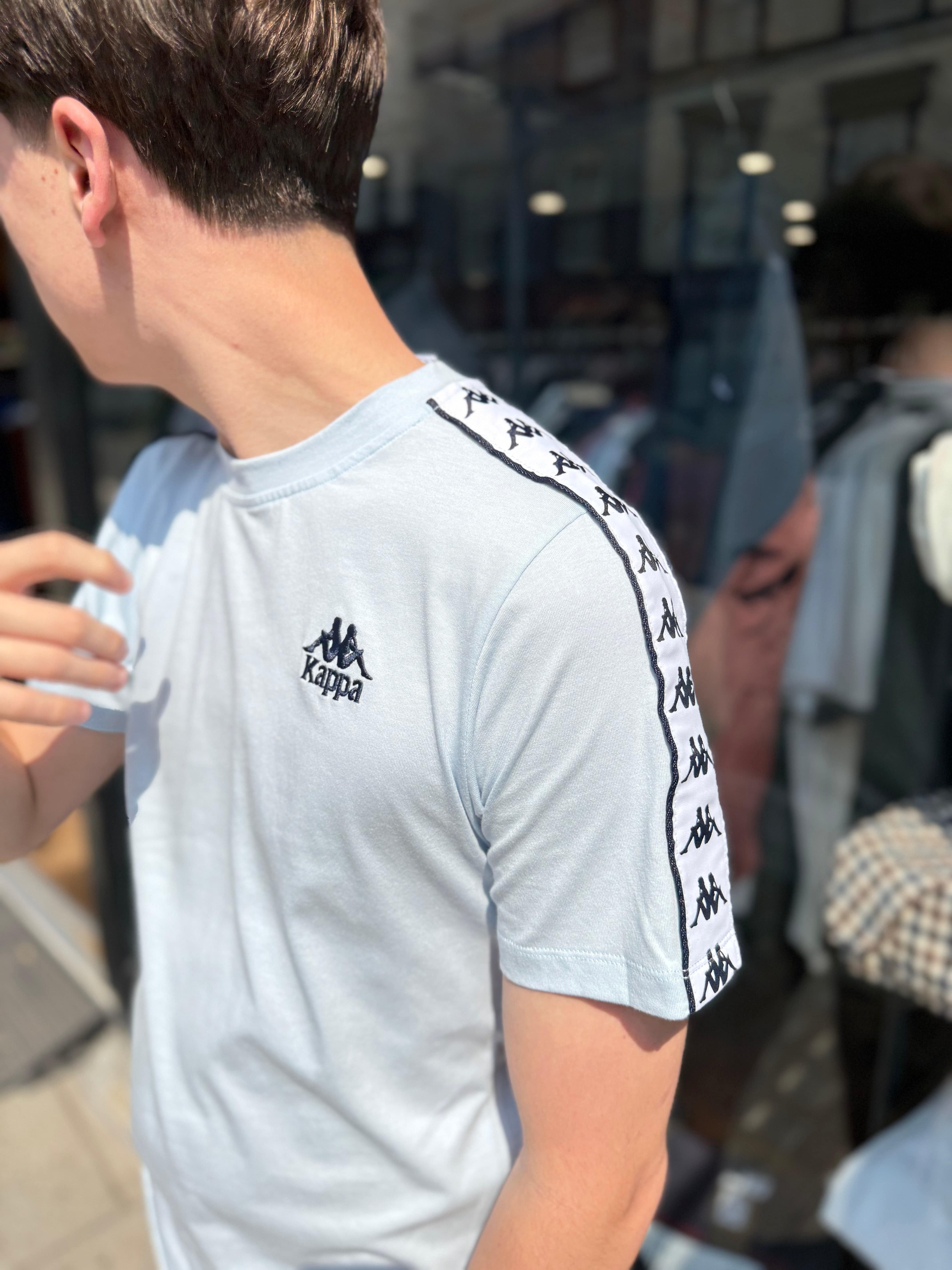 Kappa Umara T-Shirt Blue Azure/White - Image 2