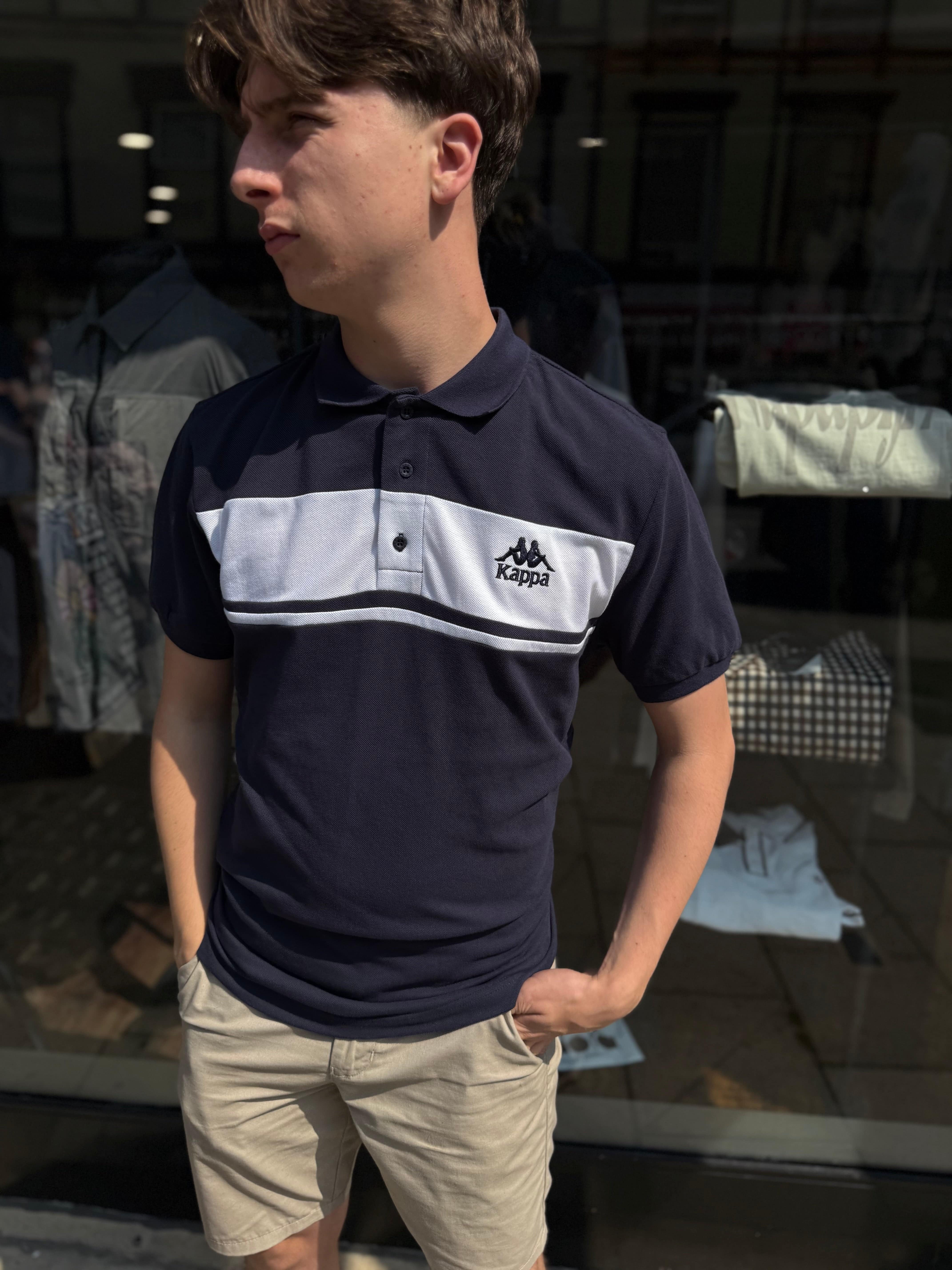 Kappa Urwen Polo Shirt Navy