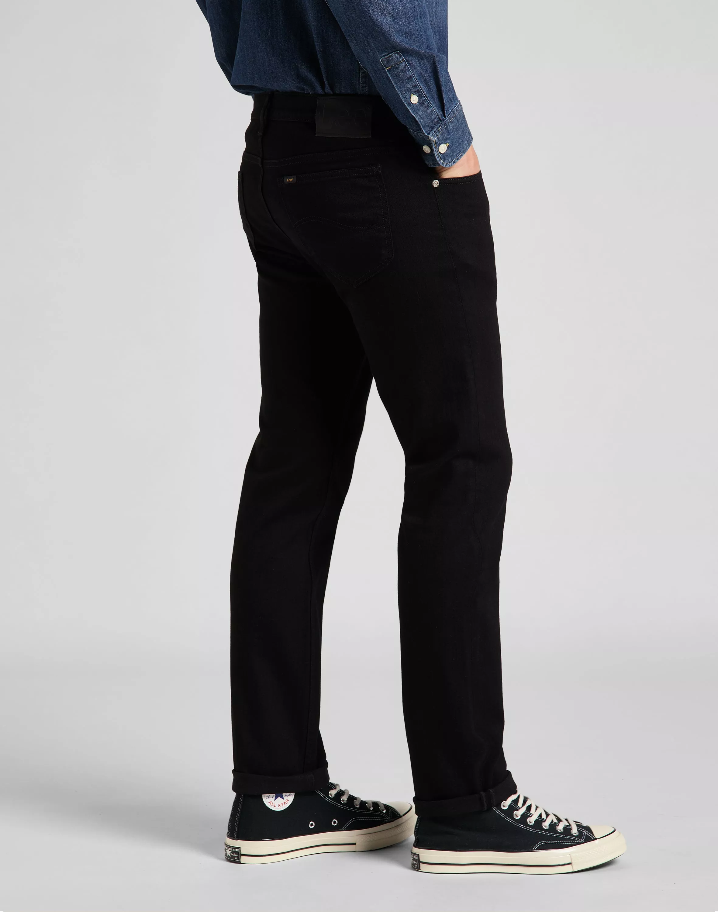 Lee Jeans Daren Straight Fit Jean In Black - Image 3