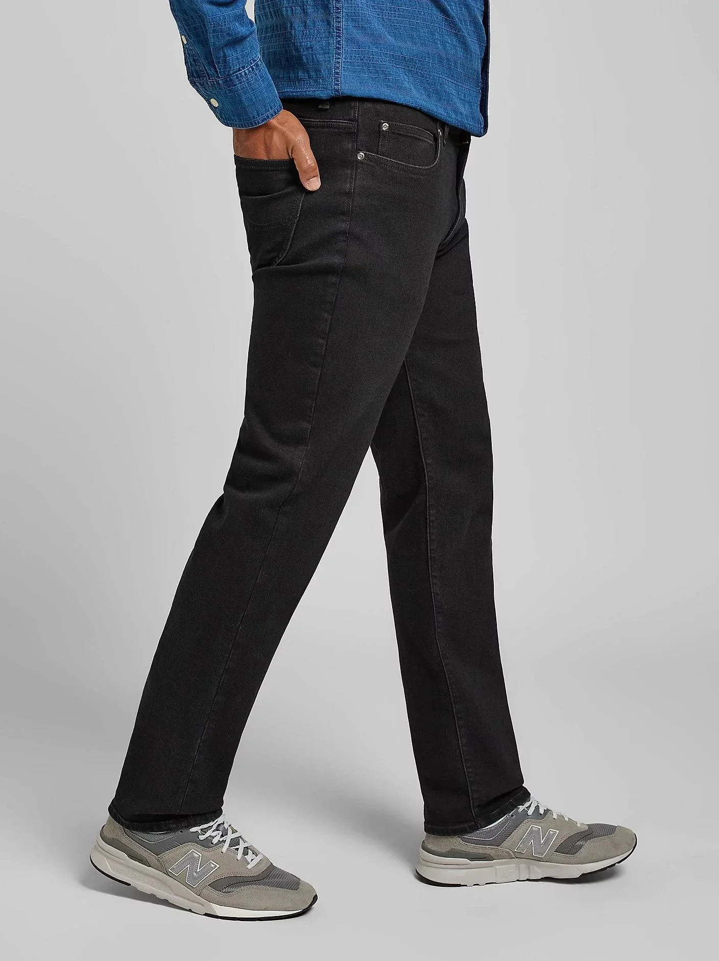 Lee Jeans MVP Straight Fit In Black - Image 2