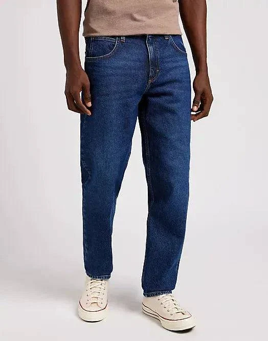 Lee Jeans Oscar Relaxed Tapered Fit In Blue Nostalgia - Image 4
