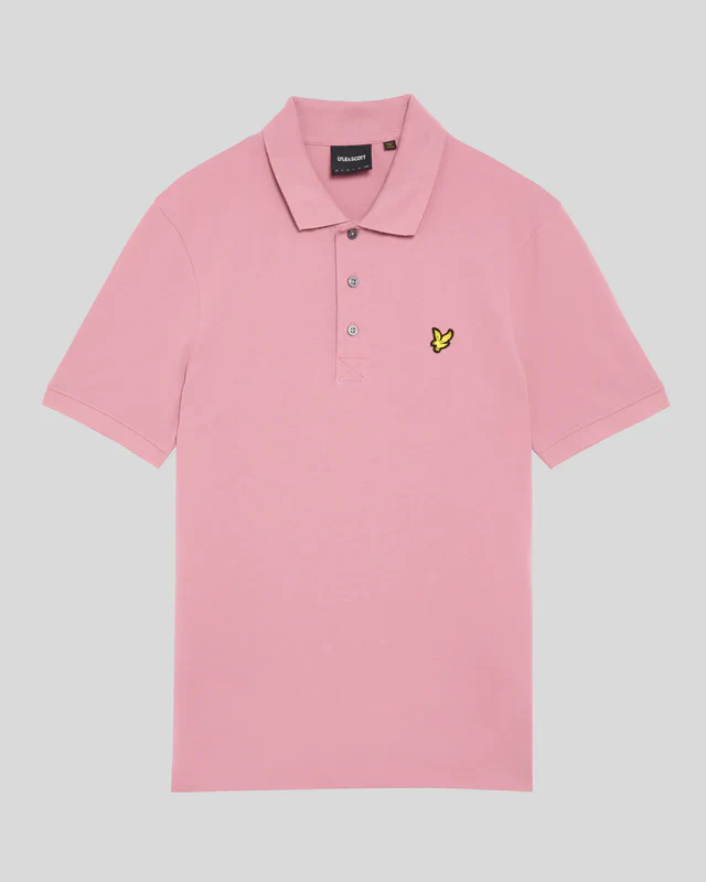 Lyle & Scott Cotton Polo Shirt Garden Rose