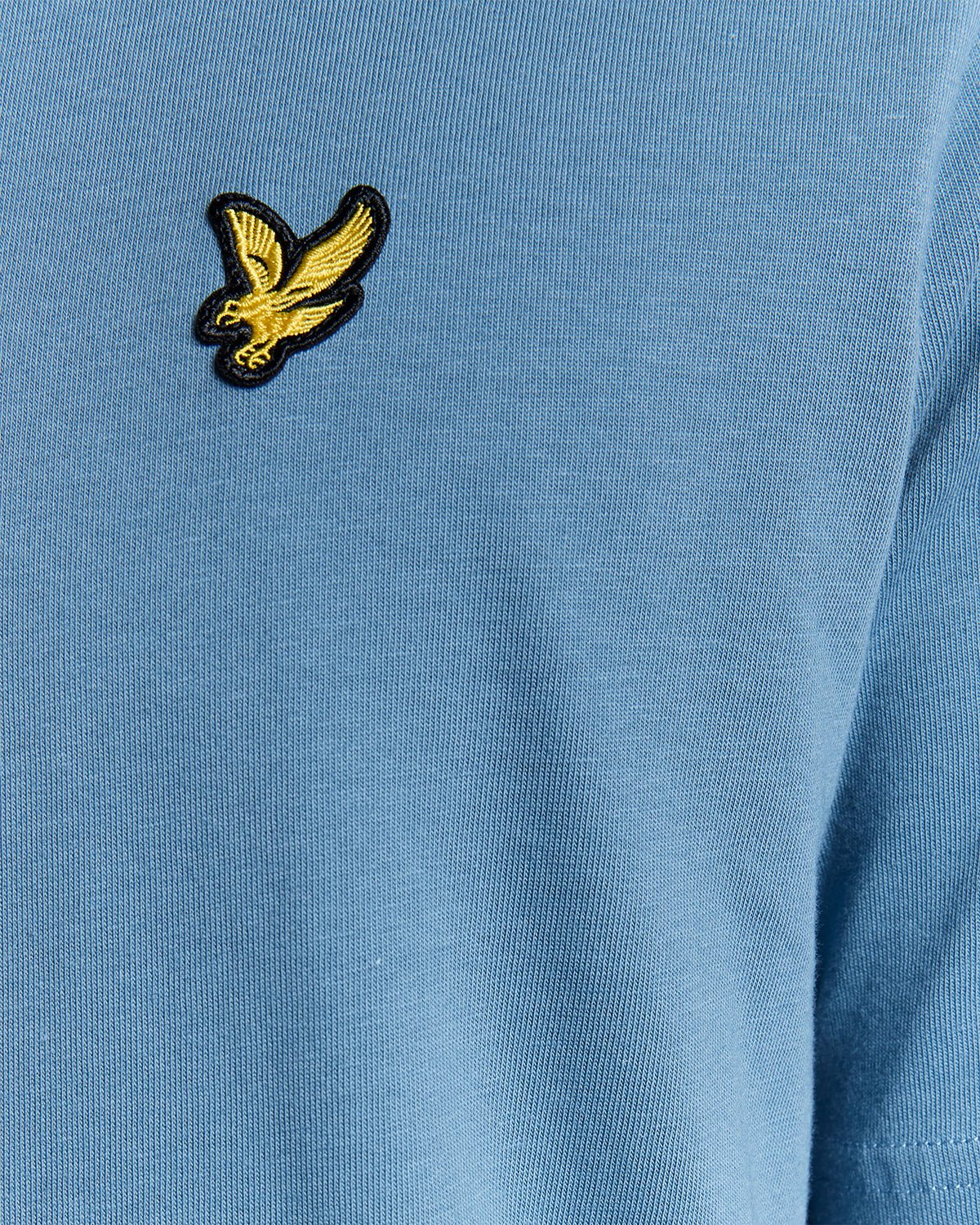 Lyle & Scott Cotton Crew Neck T-Shirt Ocean Sky - Image 3