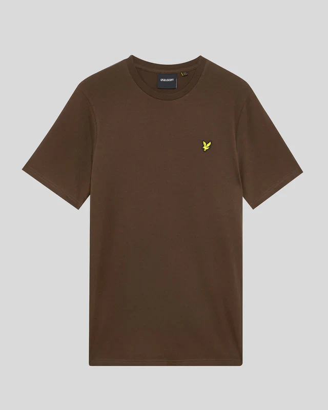 Lyle & Scott Cotton Crew Neck T-Shirt Deep Sepia - Image 2