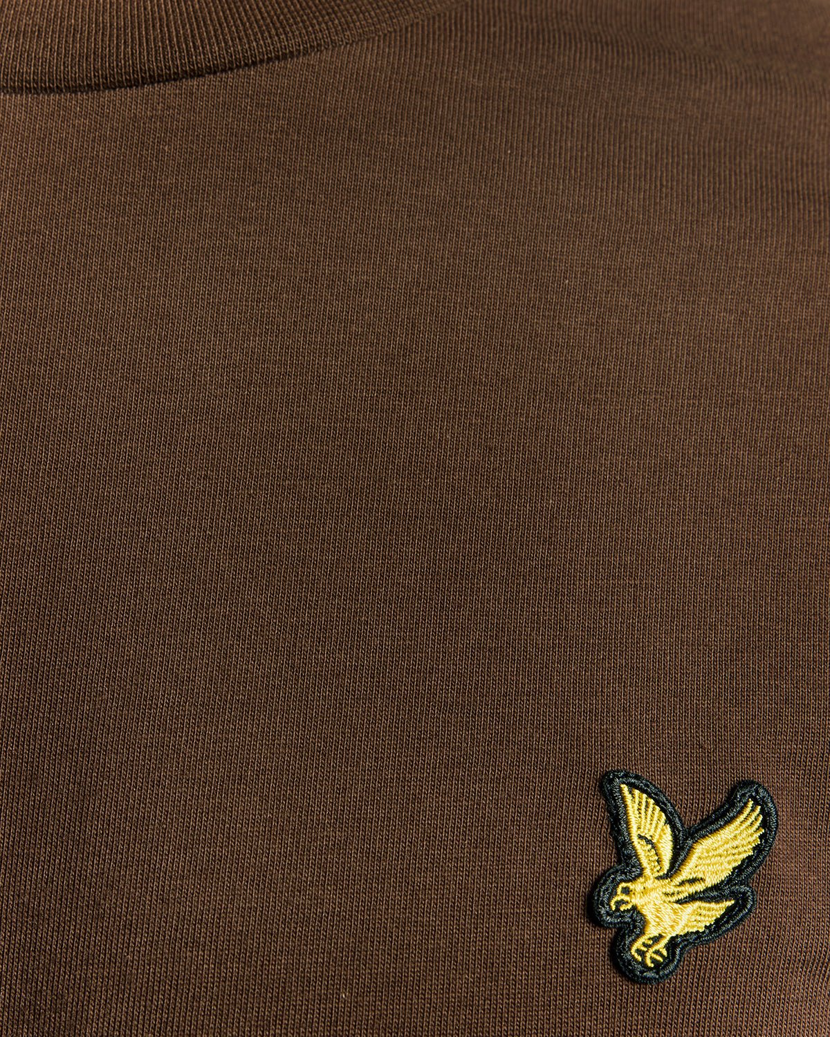 Lyle & Scott Cotton Crew Neck T-Shirt Deep Sepia - Image 4