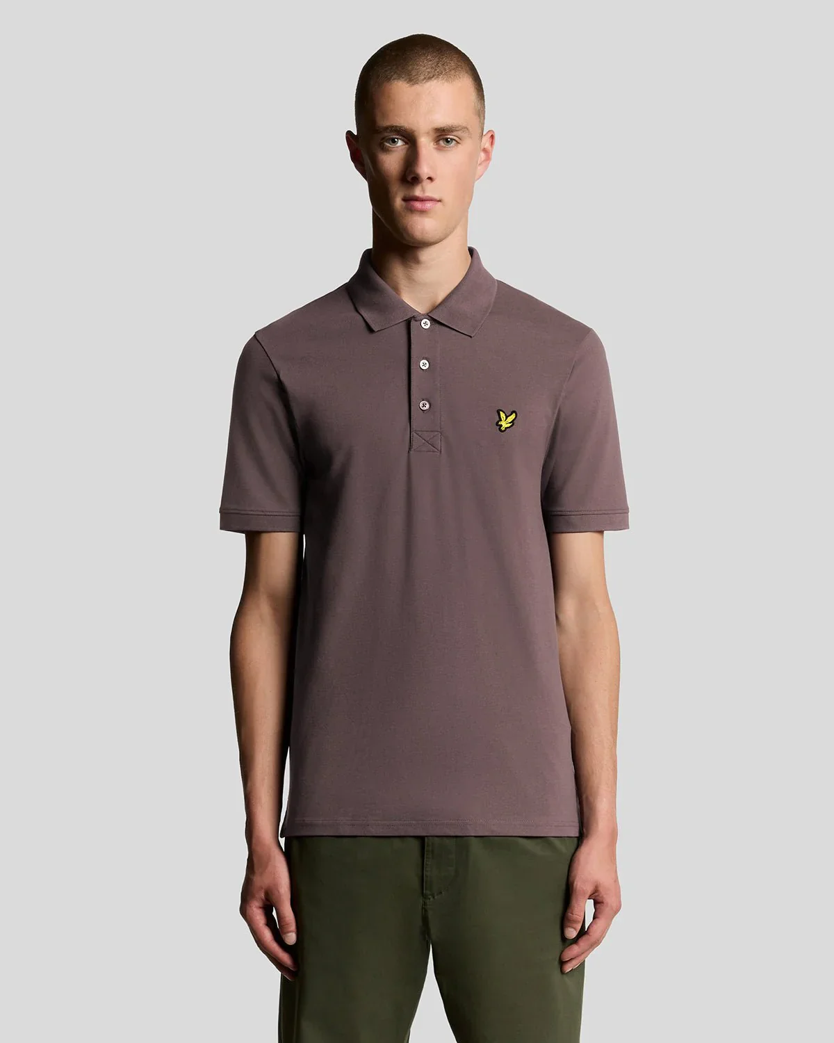 Lyle & Scott Cotton Polo Shirt Espresso - Image 2
