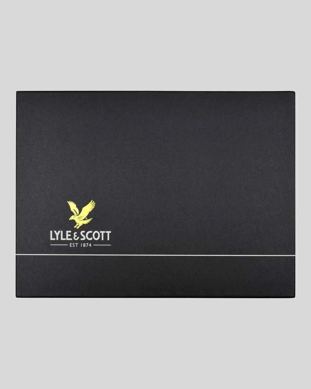 Lyle & Scott Lambswool Ribbed Beanie & Scarf Set in Jet Black - Image 2
