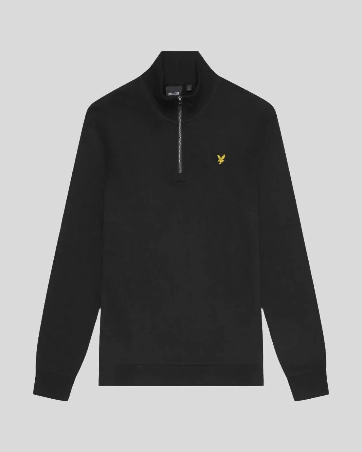 Lyle & Scott Loopback Quarter Zip Sweat Black