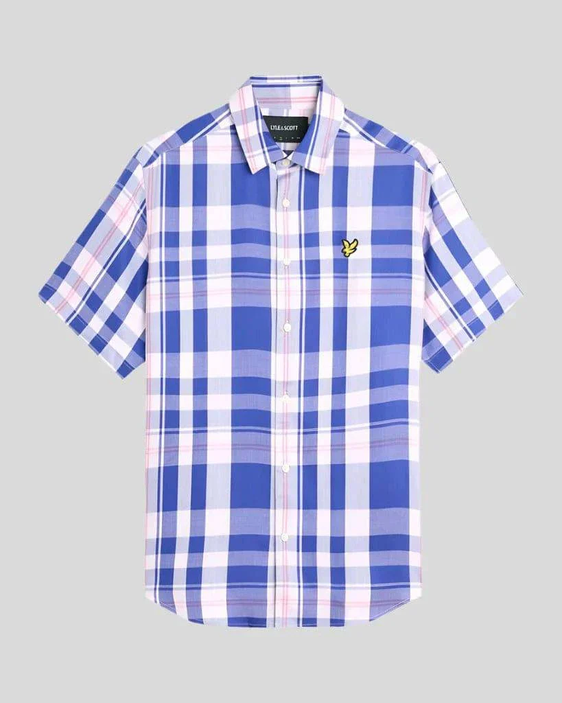 Lyle & Scott Oversized Tartan Short Sleeve Shirt