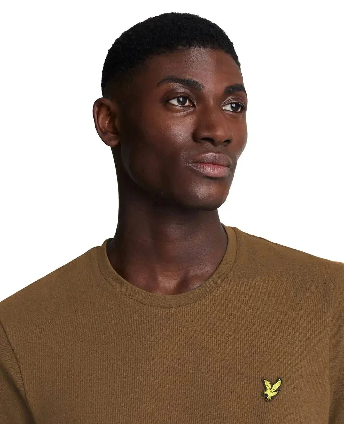 Lyle & Scott Pique T-Shirt In Wild Nettle - Image 2