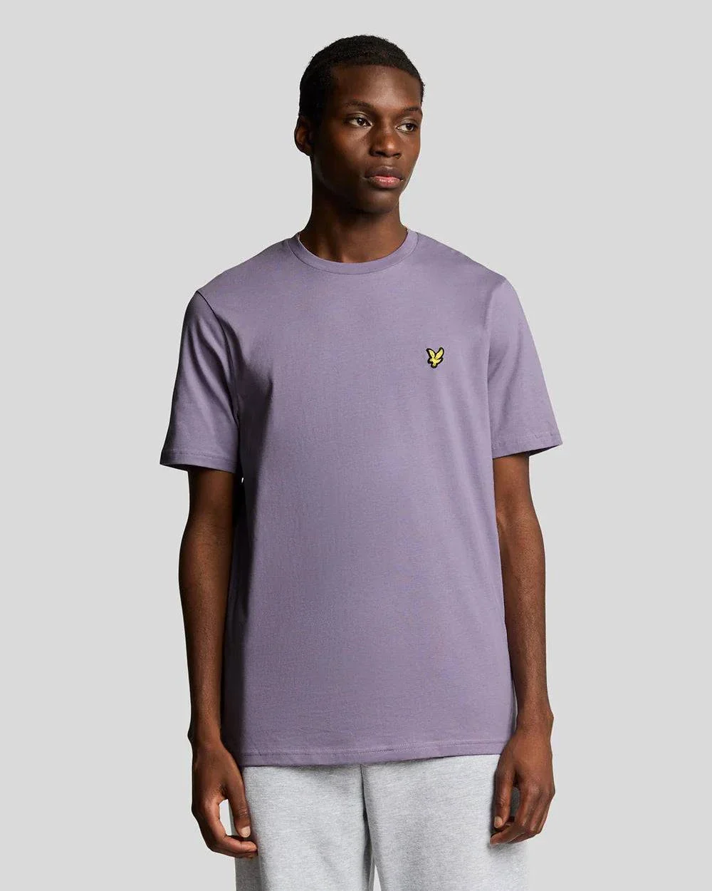Lyle & Scott Plain T-Shirt Dusk Purple - Image 2