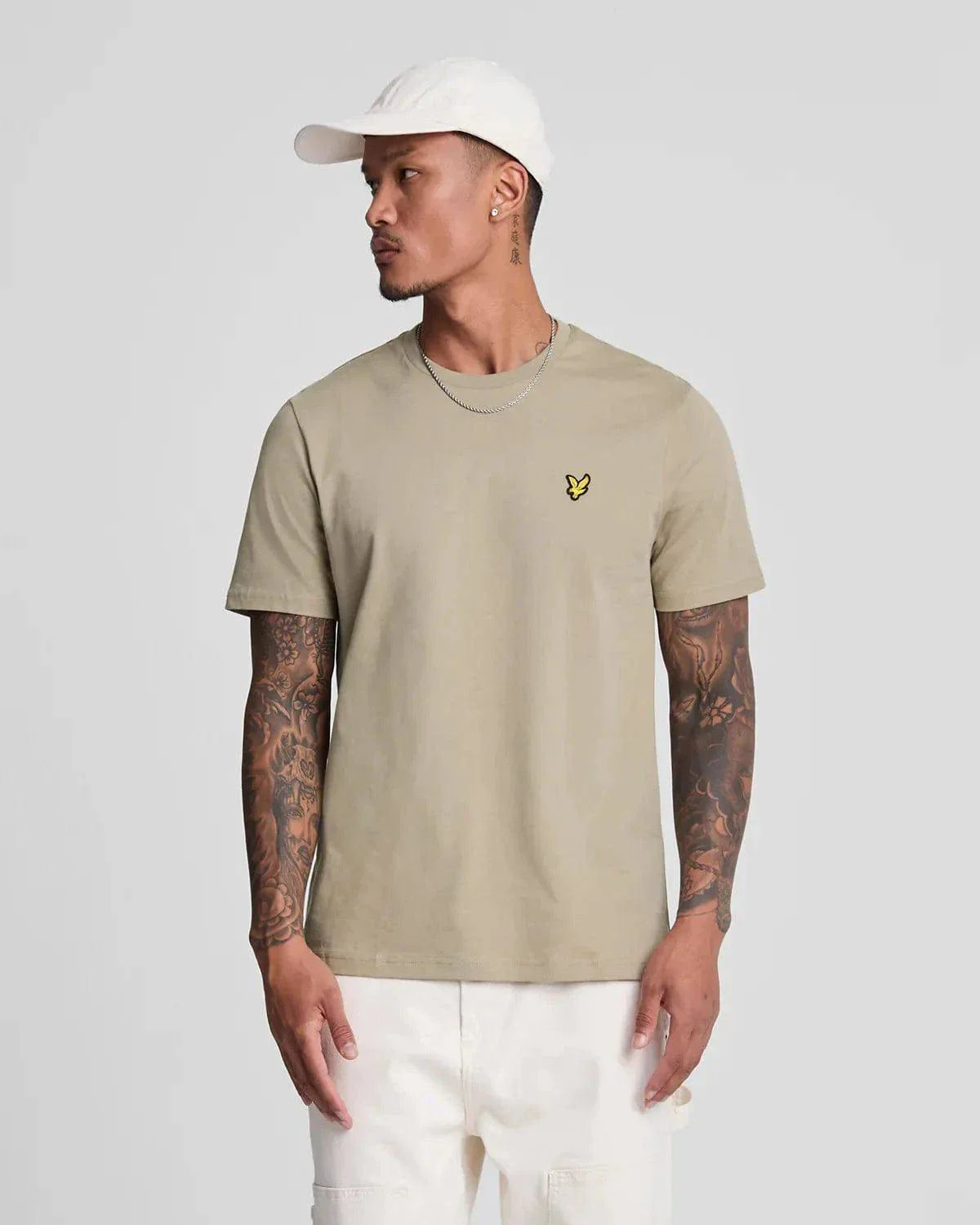 Lyle & Scott Plain T-Shirt In Sage Uniform
