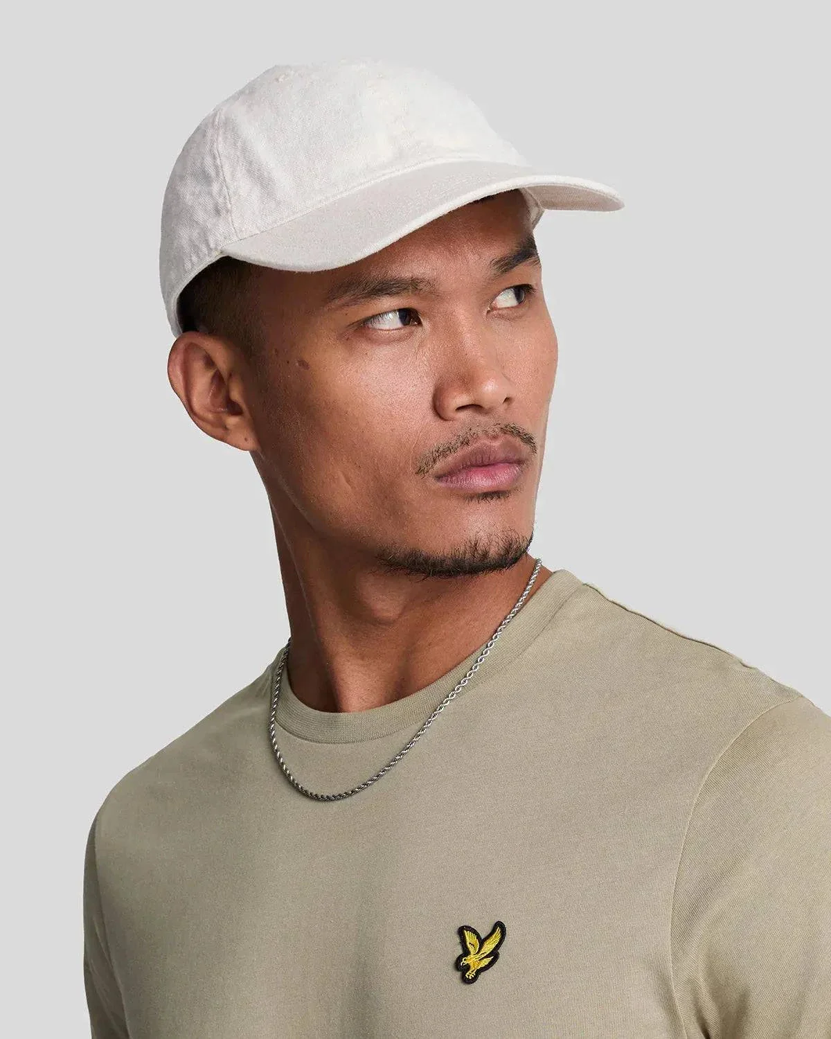 Lyle & Scott Plain T-Shirt In Sage Uniform - Image 3