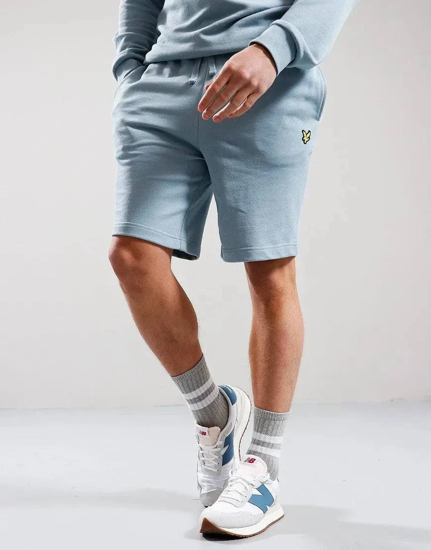 Lyle & Scott Slub Short In Slate Blue